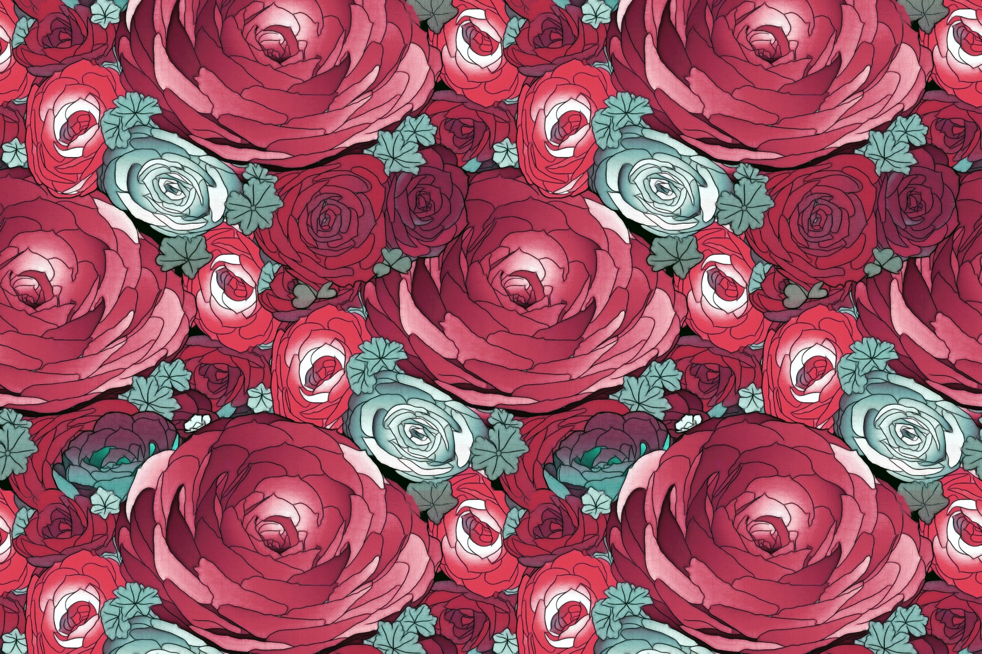 floral pattern design free photo