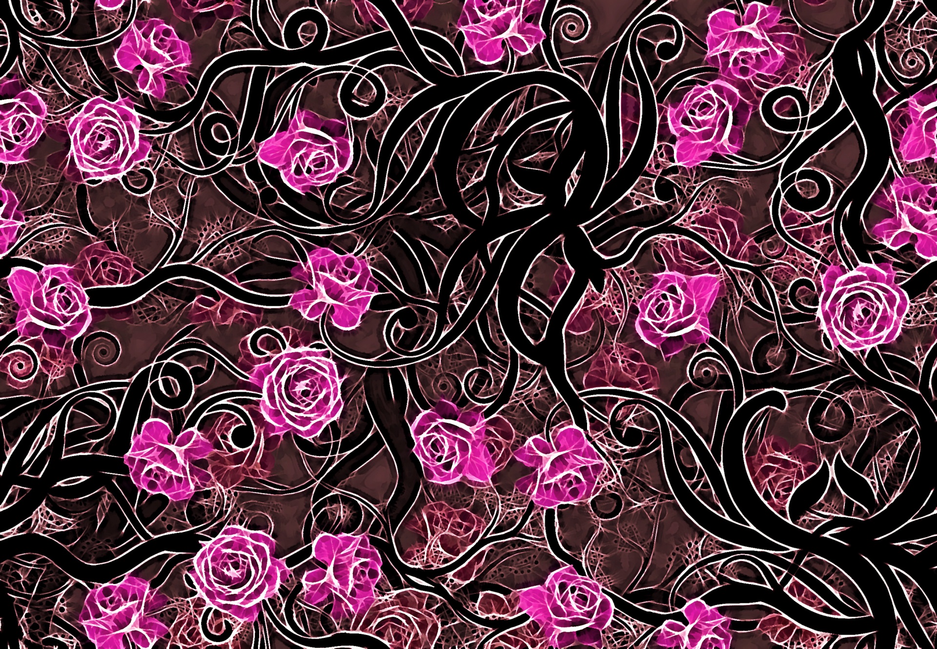 floral pattern design free photo