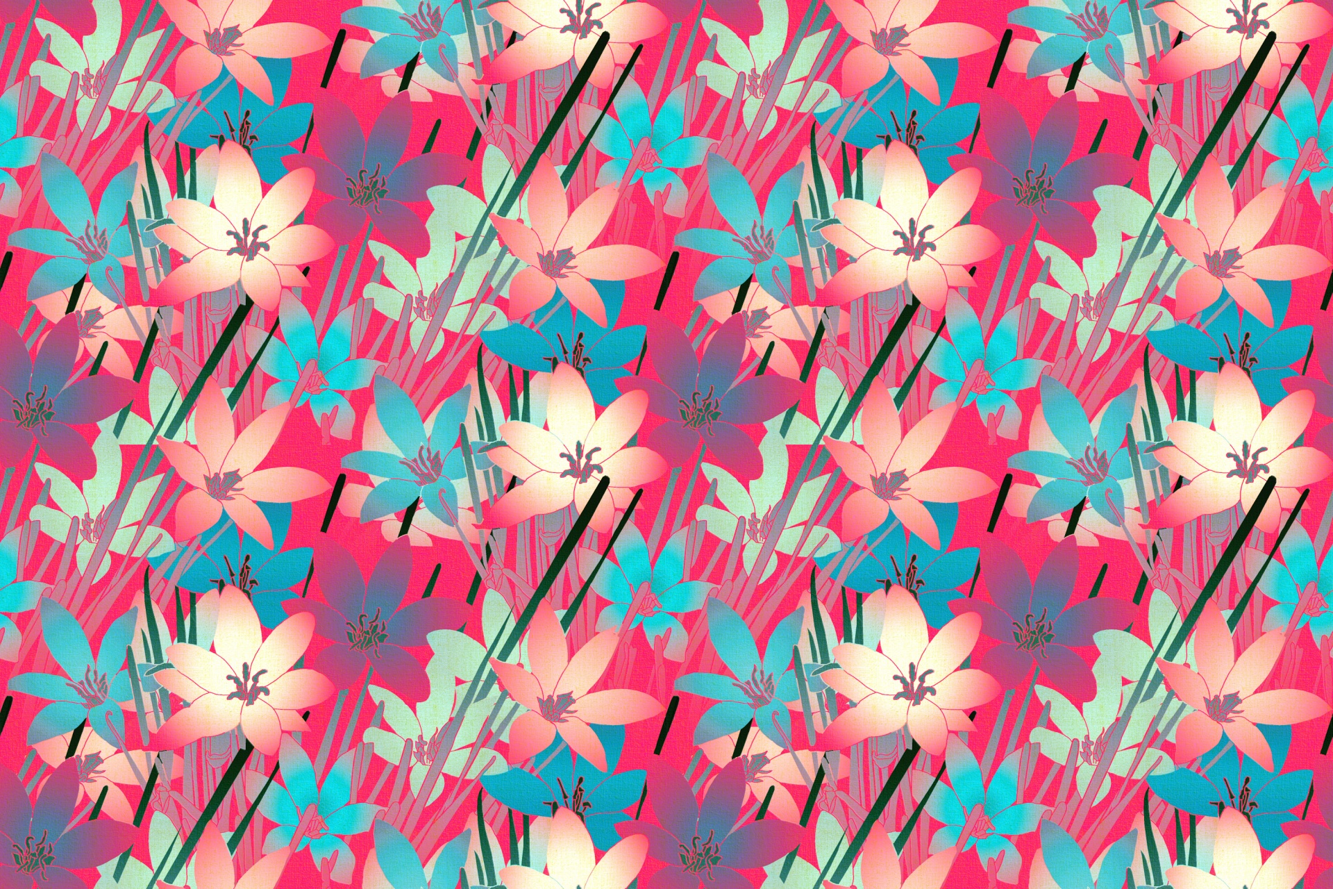 floral pattern design free photo