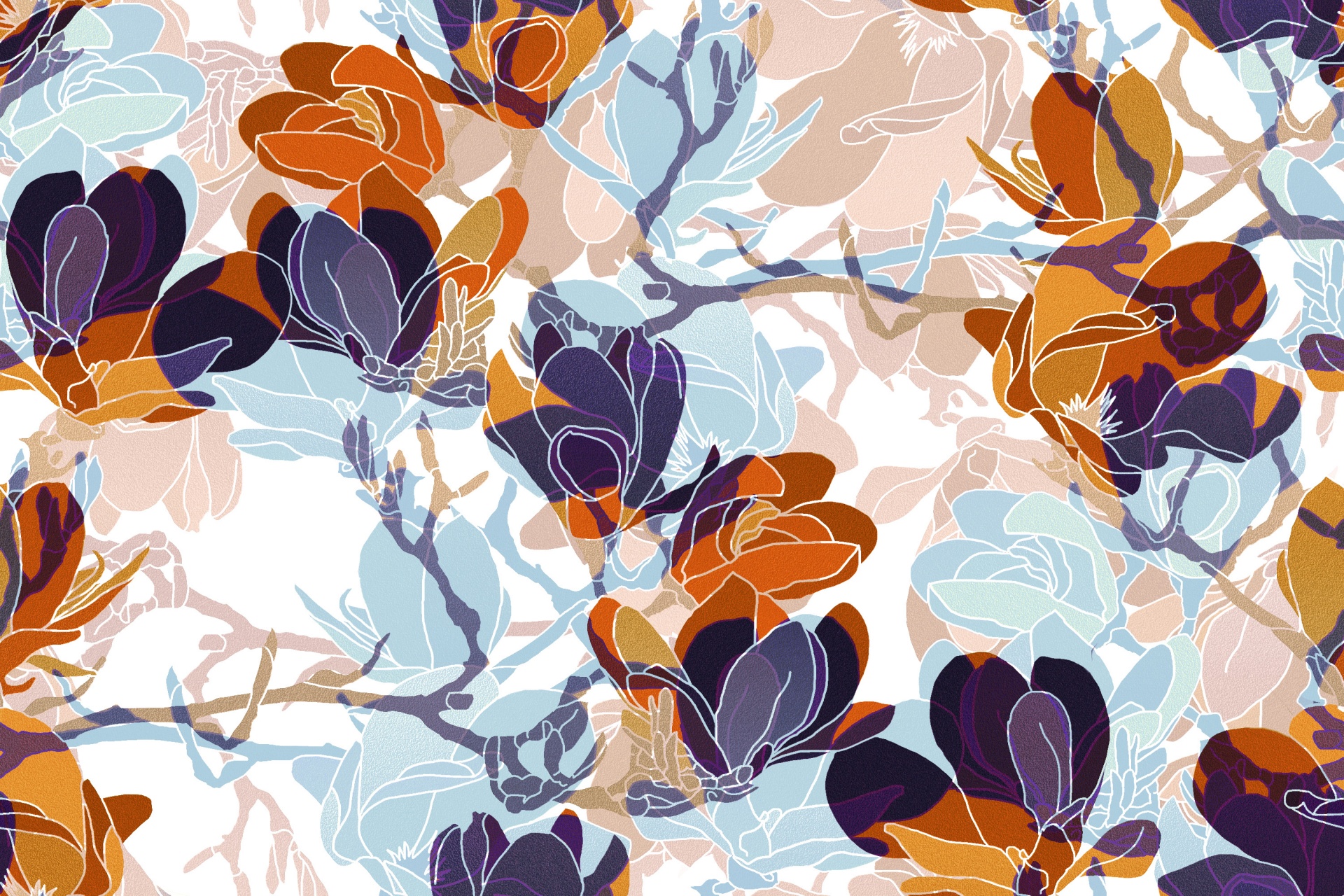 floral pattern design free photo