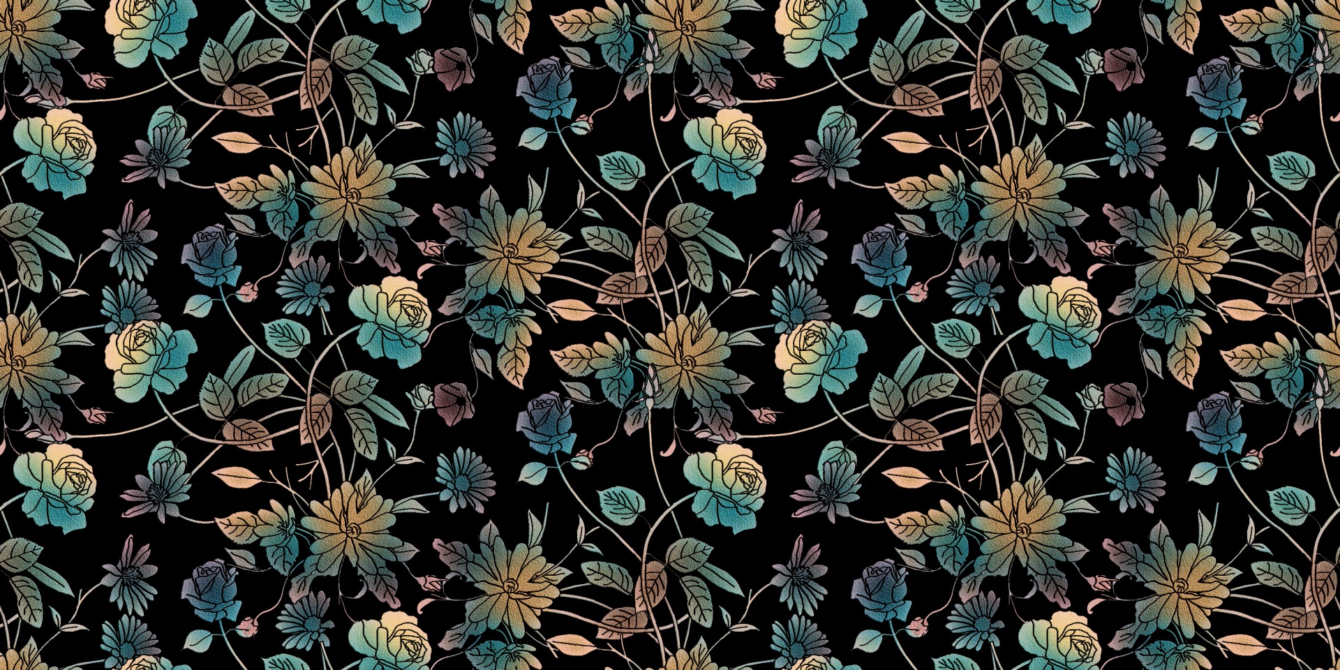 floral pattern design free photo