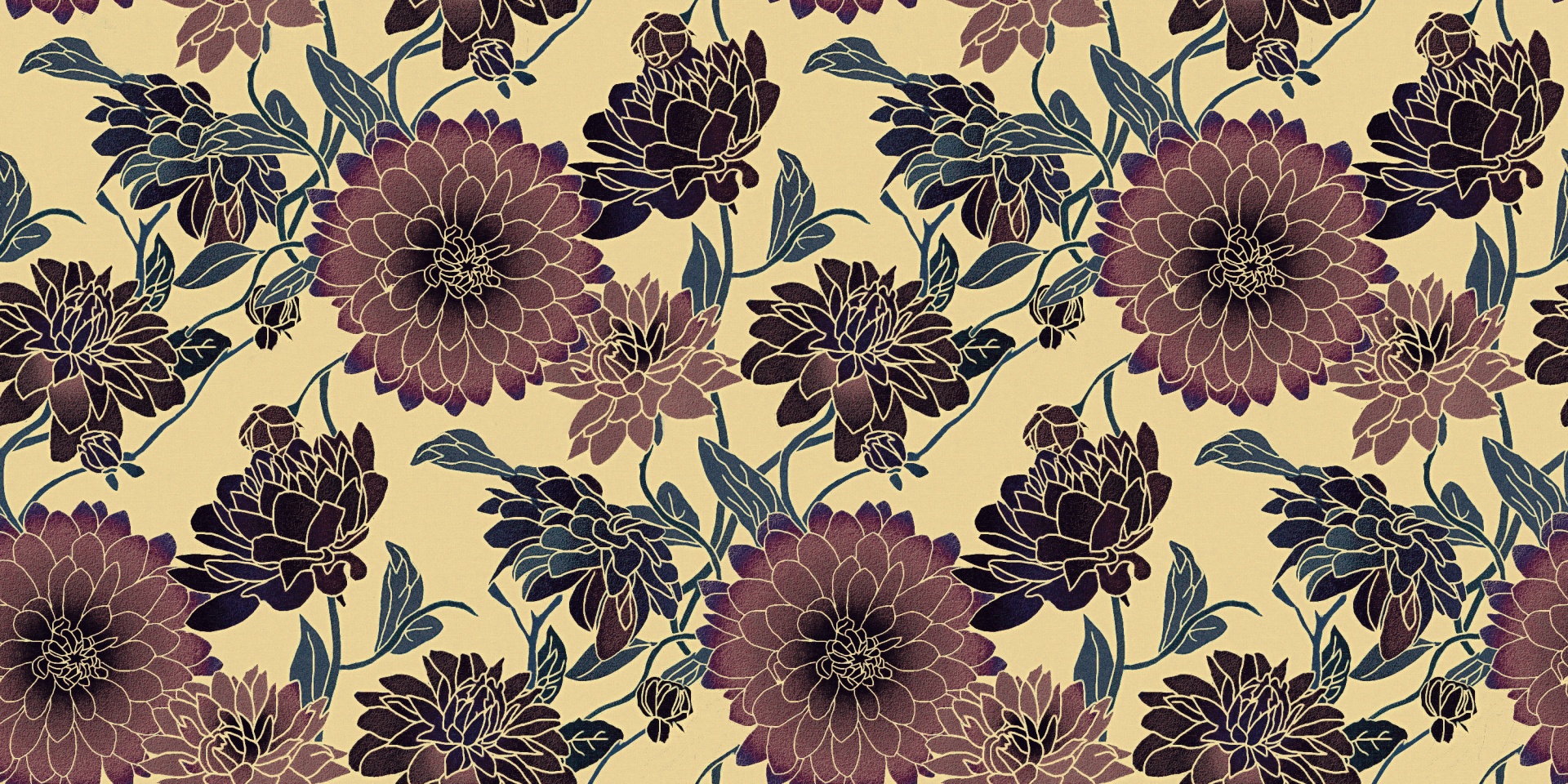 floral pattern design free photo