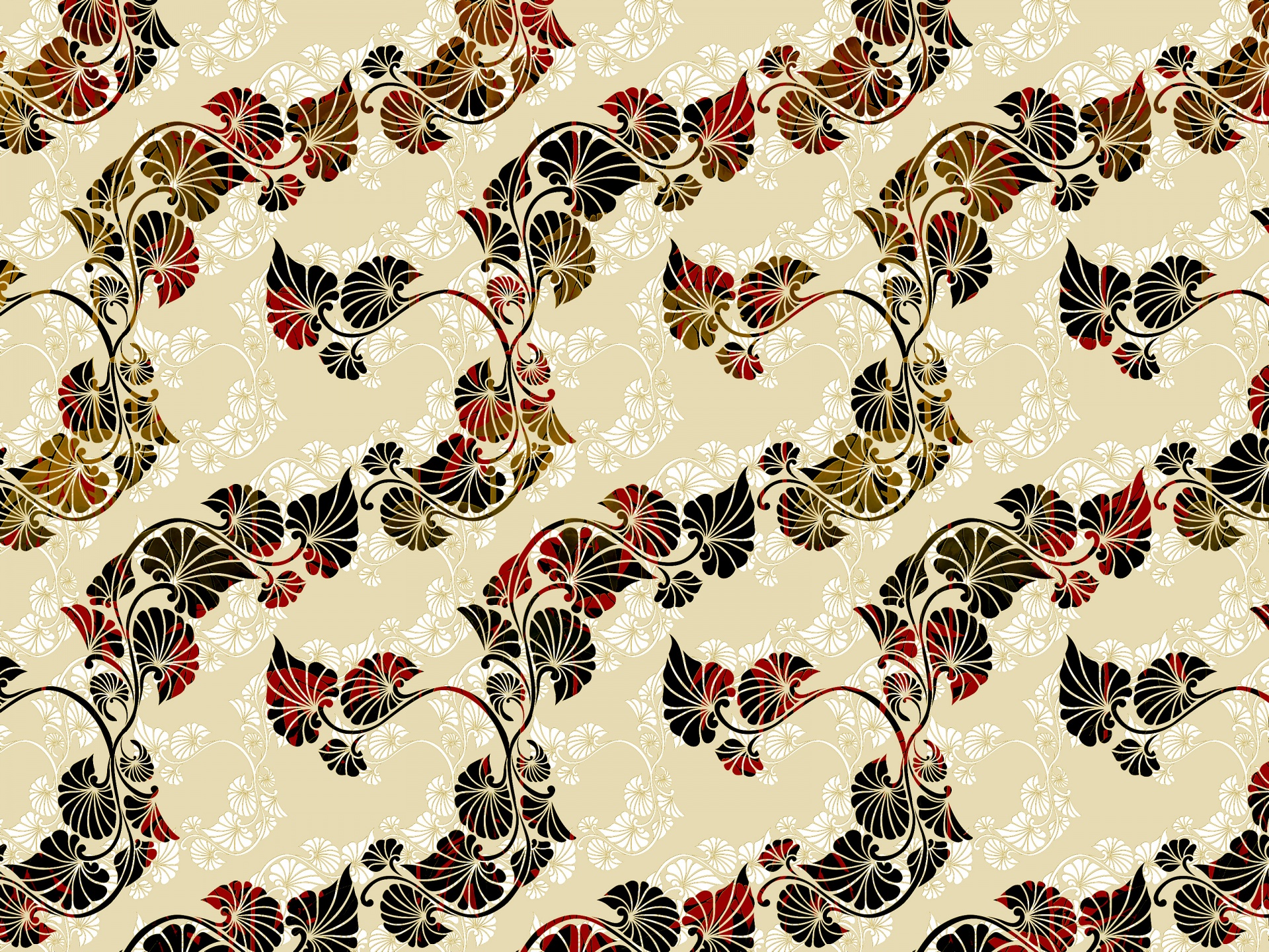 floral pattern design free photo