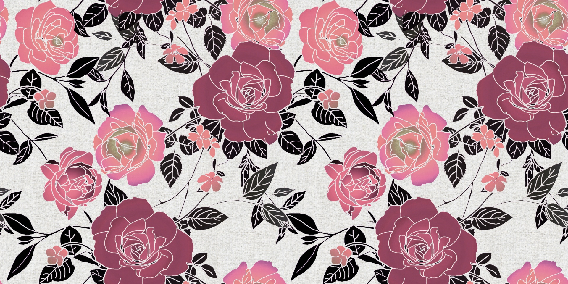 floral pattern design free photo