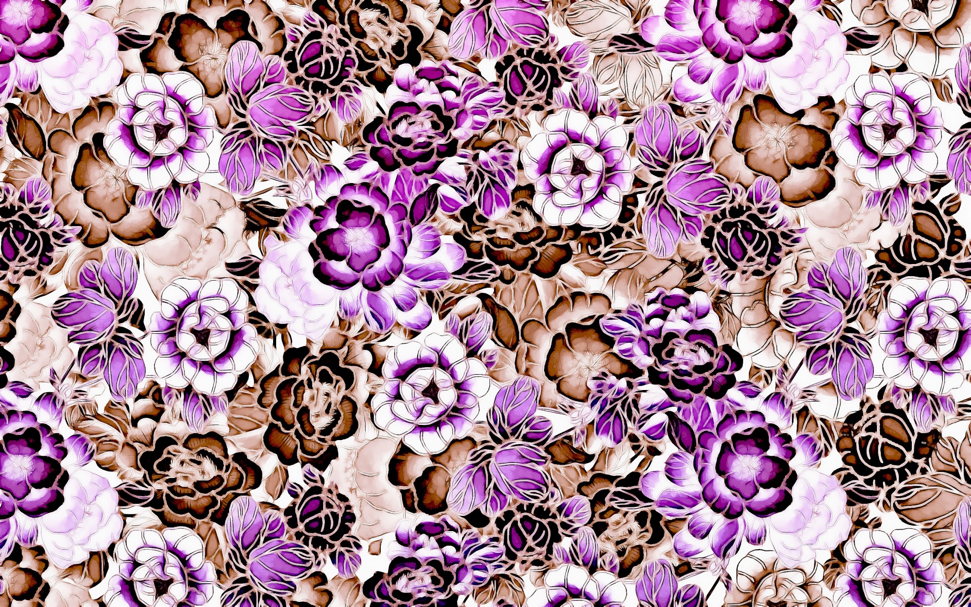 floral pattern design free photo