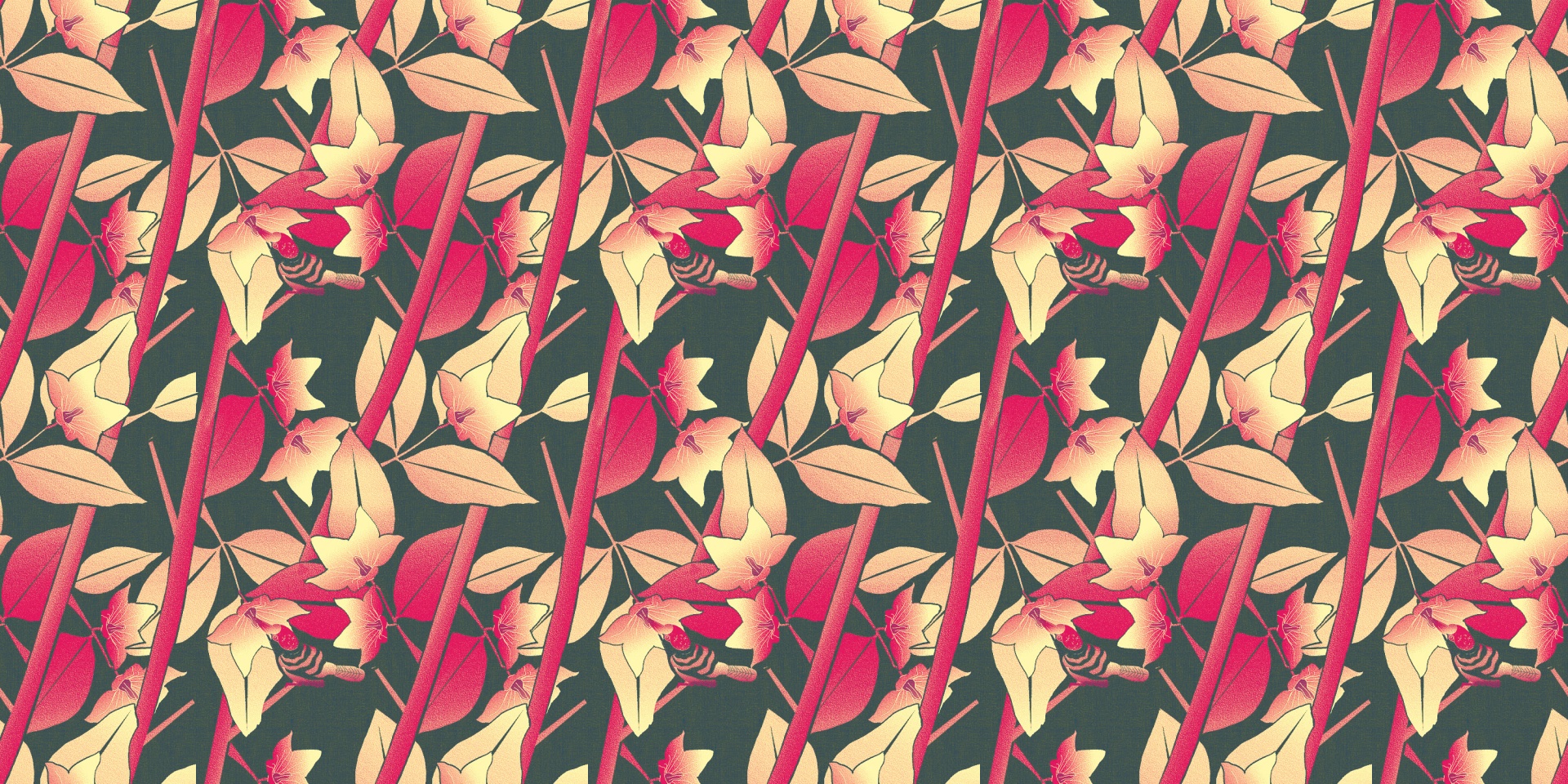 floral pattern design free photo