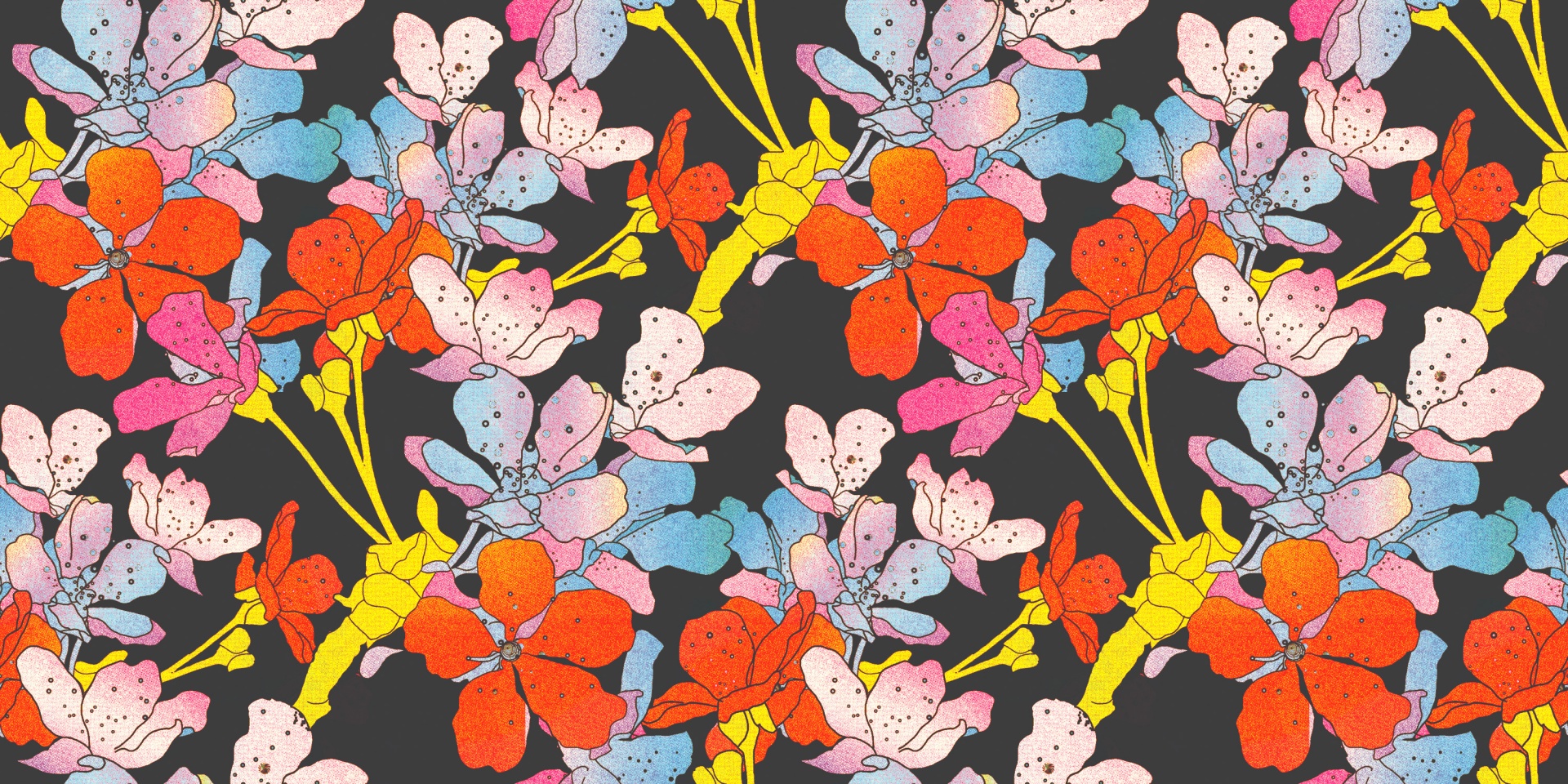 floral pattern design free photo