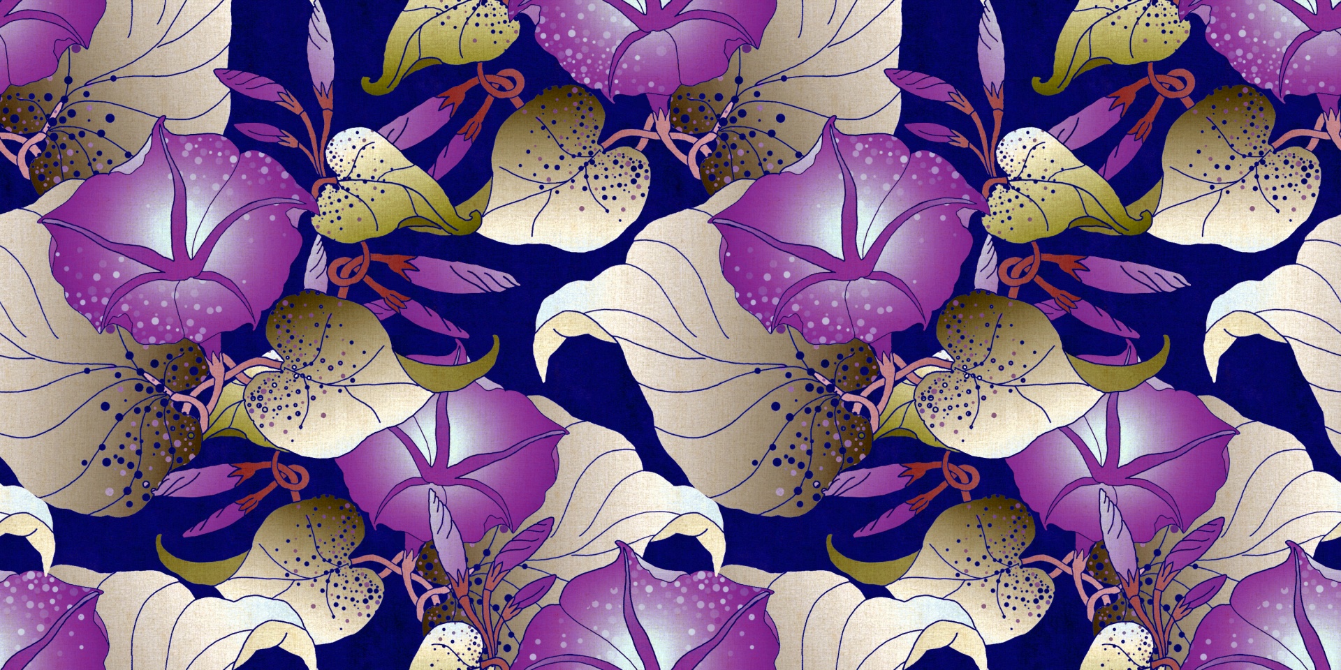 floral pattern design free photo