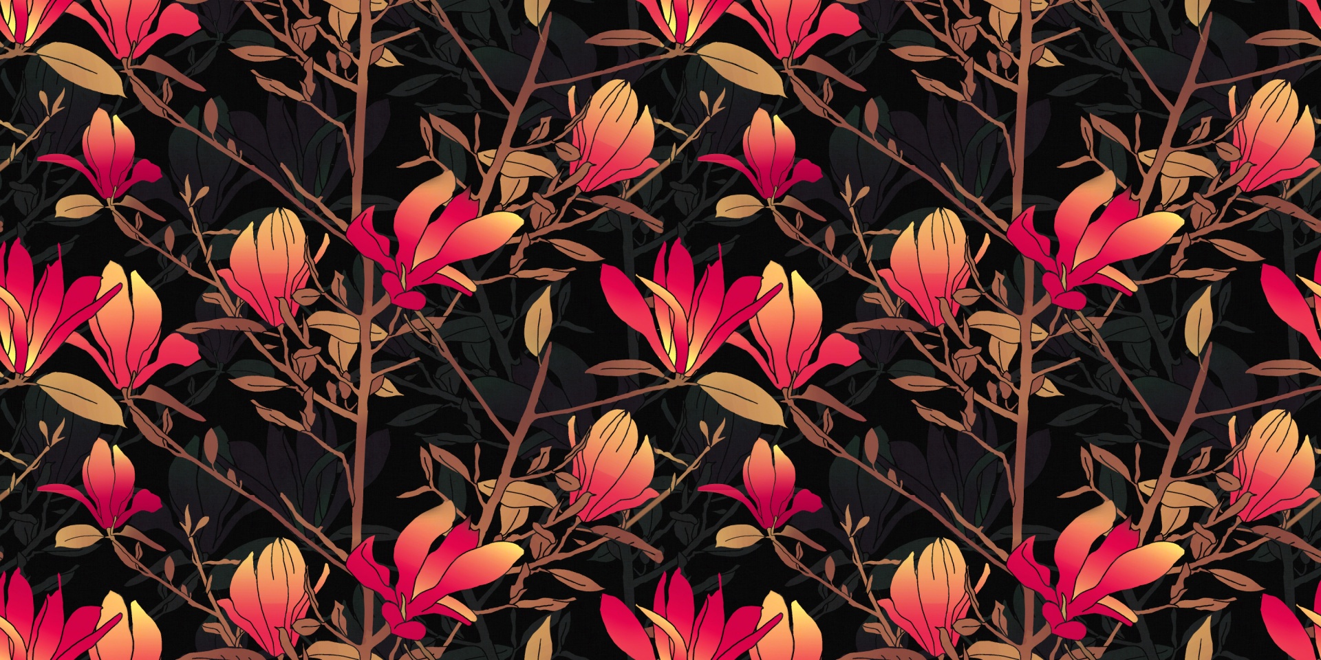 floral pattern design free photo