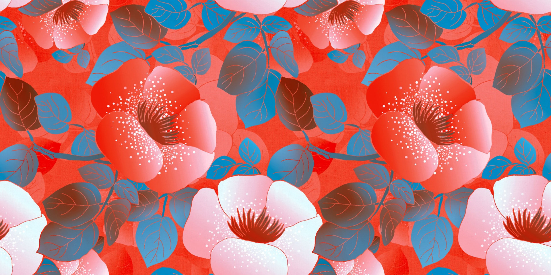 floral pattern design free photo