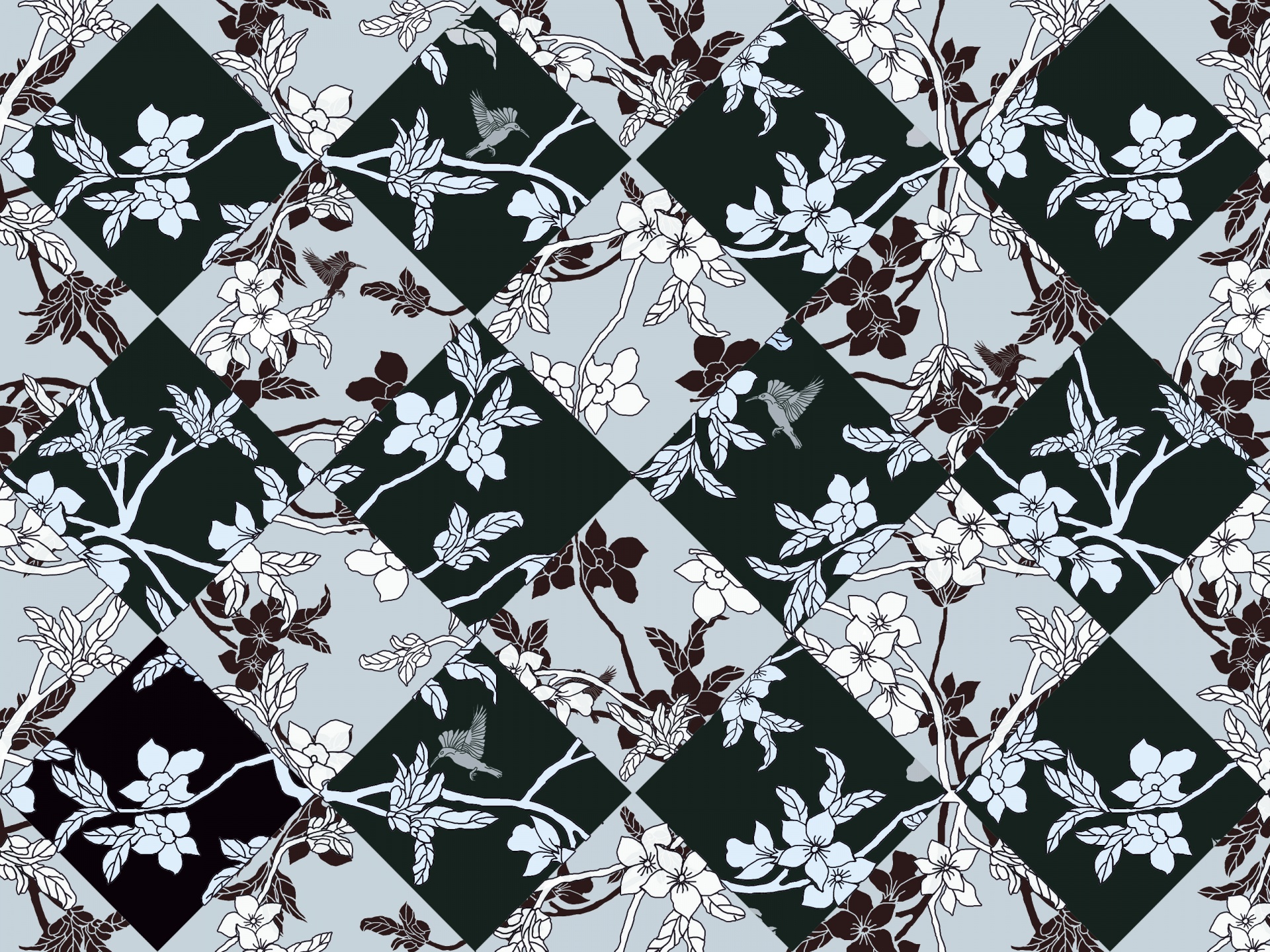 floral pattern design free photo