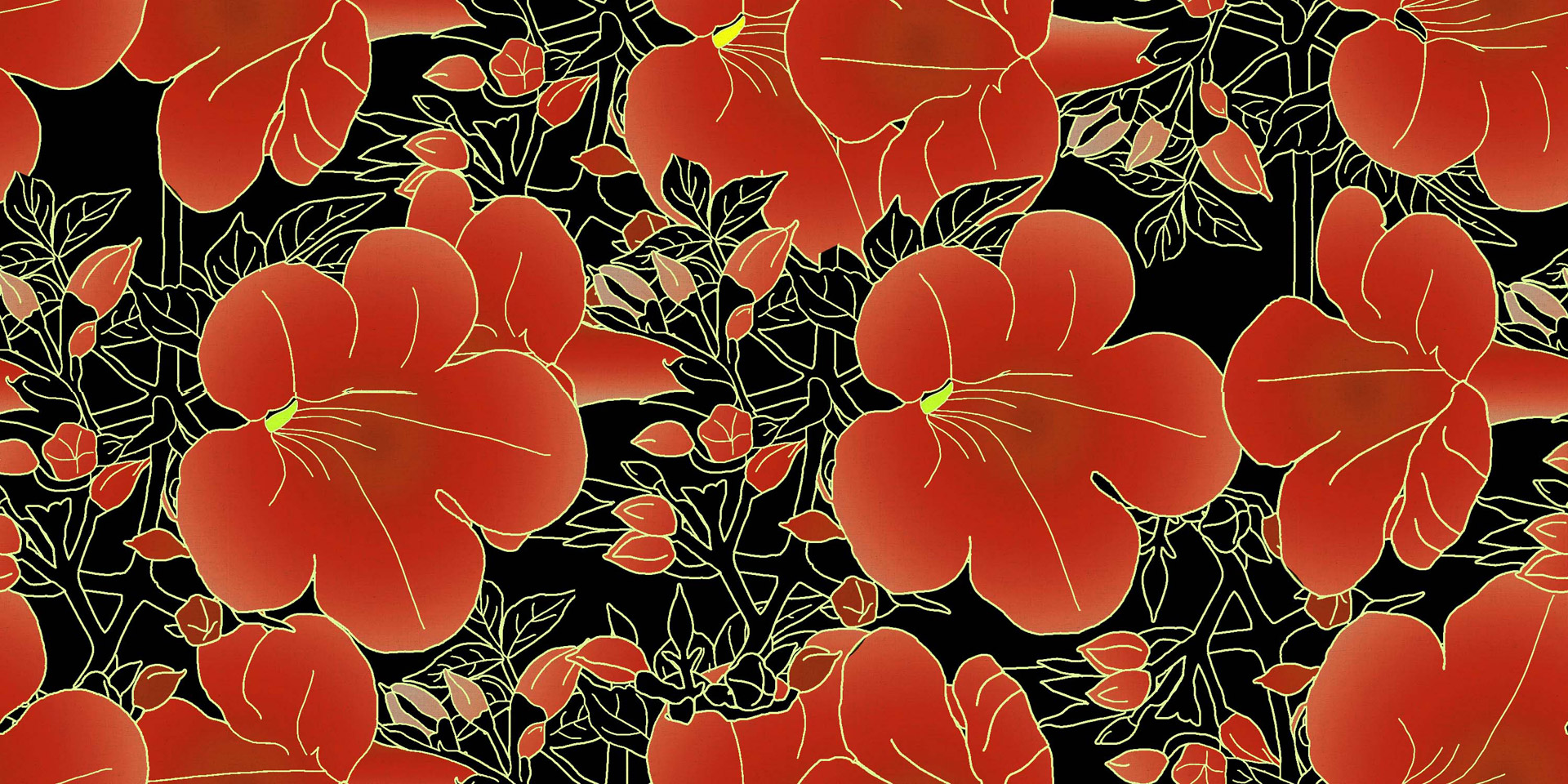 floral pattern design free photo