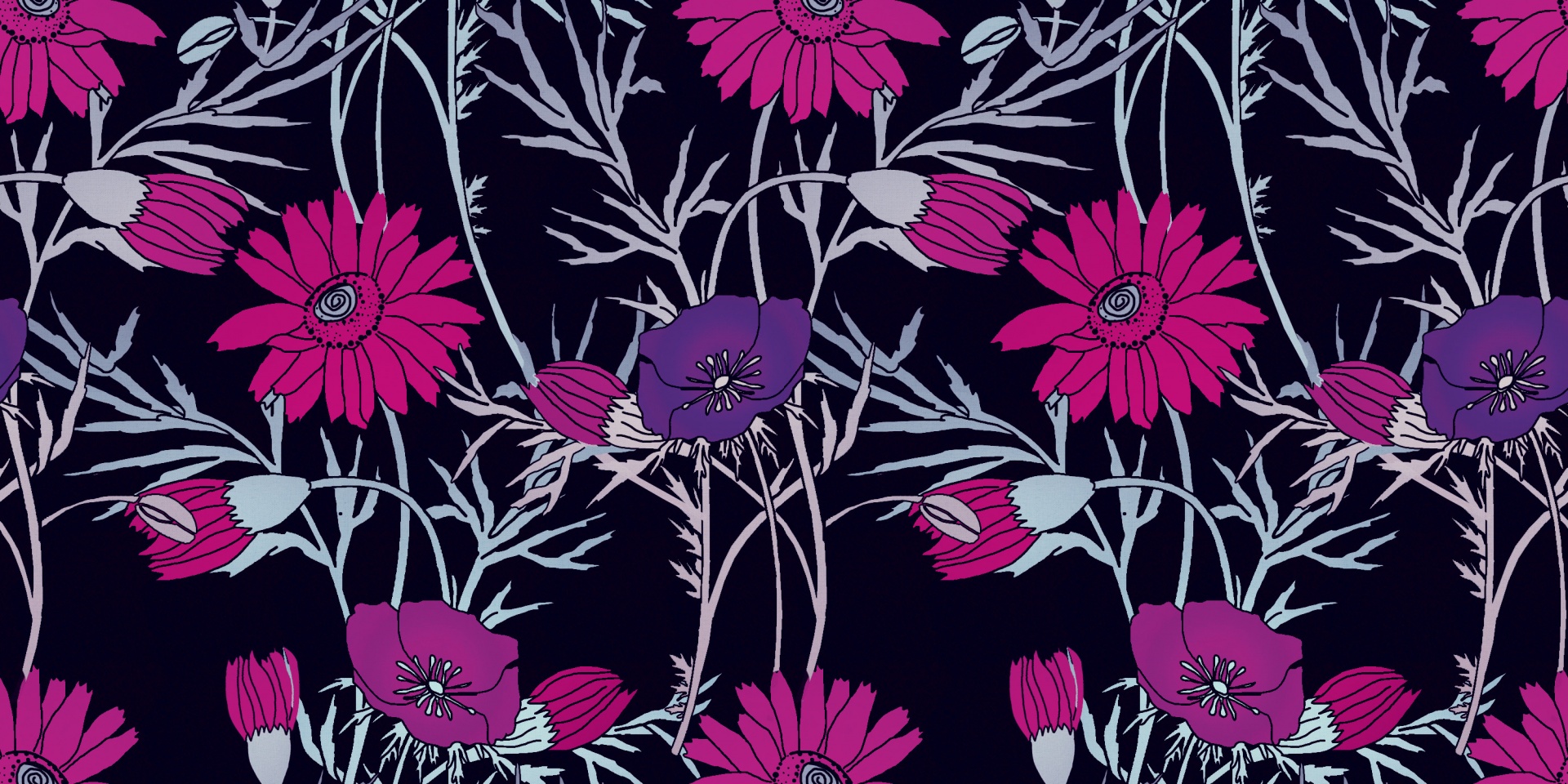 floral pattern design free photo