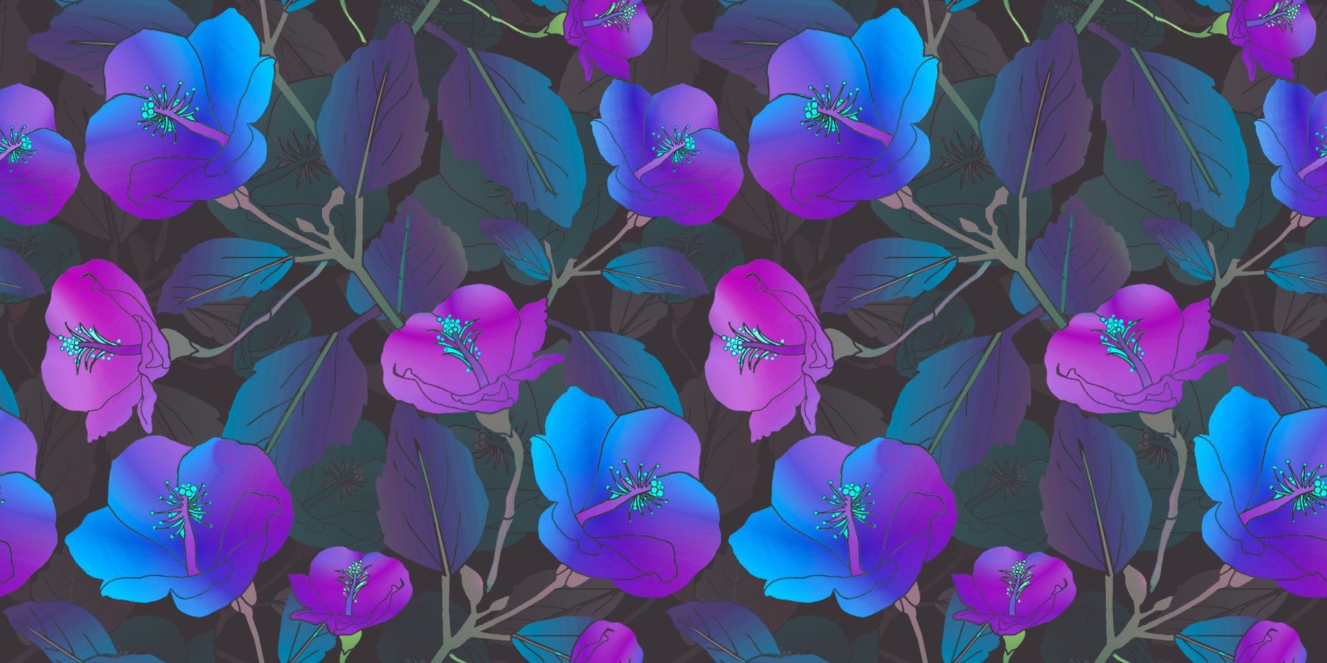 floral pattern design free photo