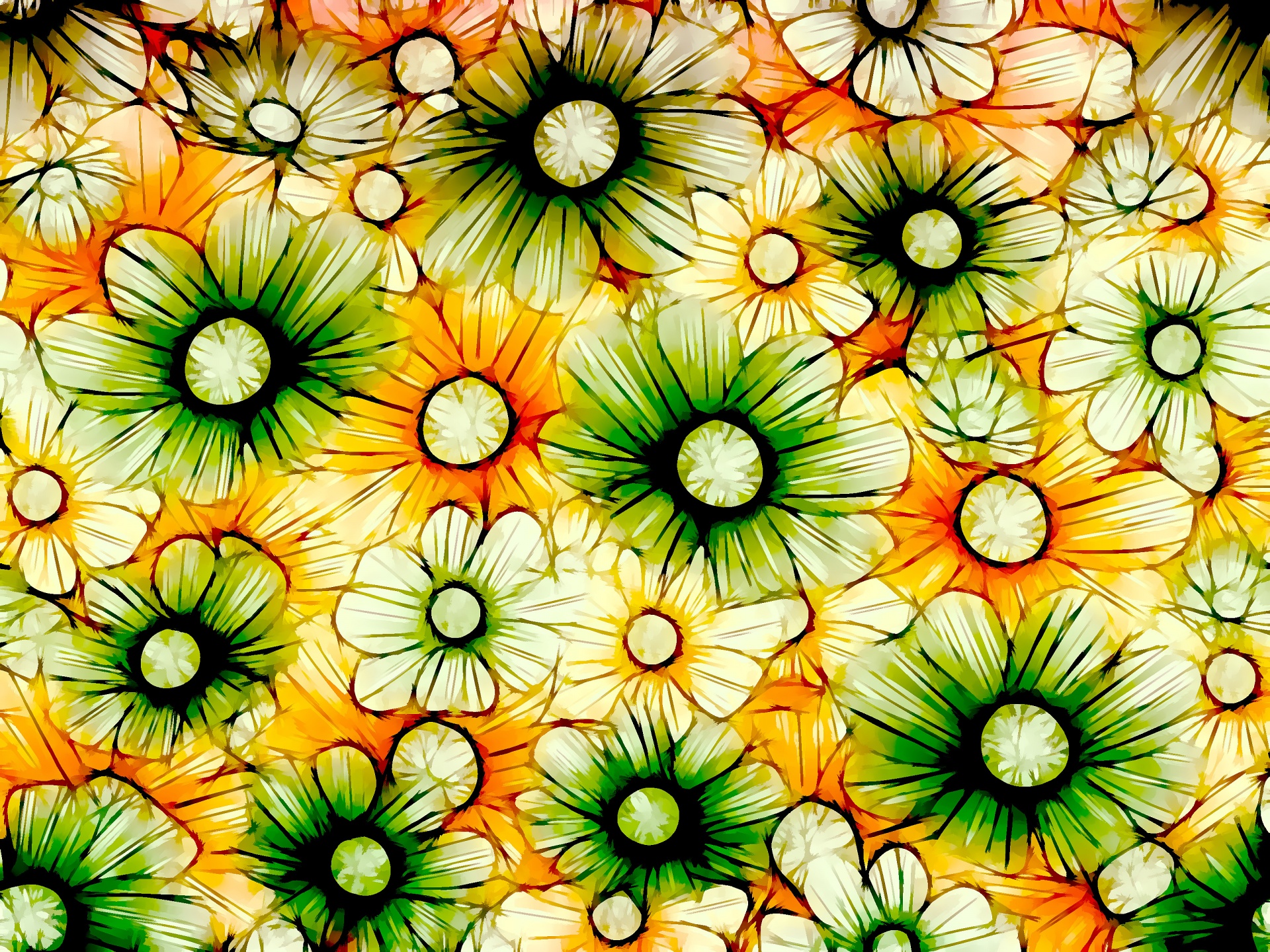 floral pattern design free photo