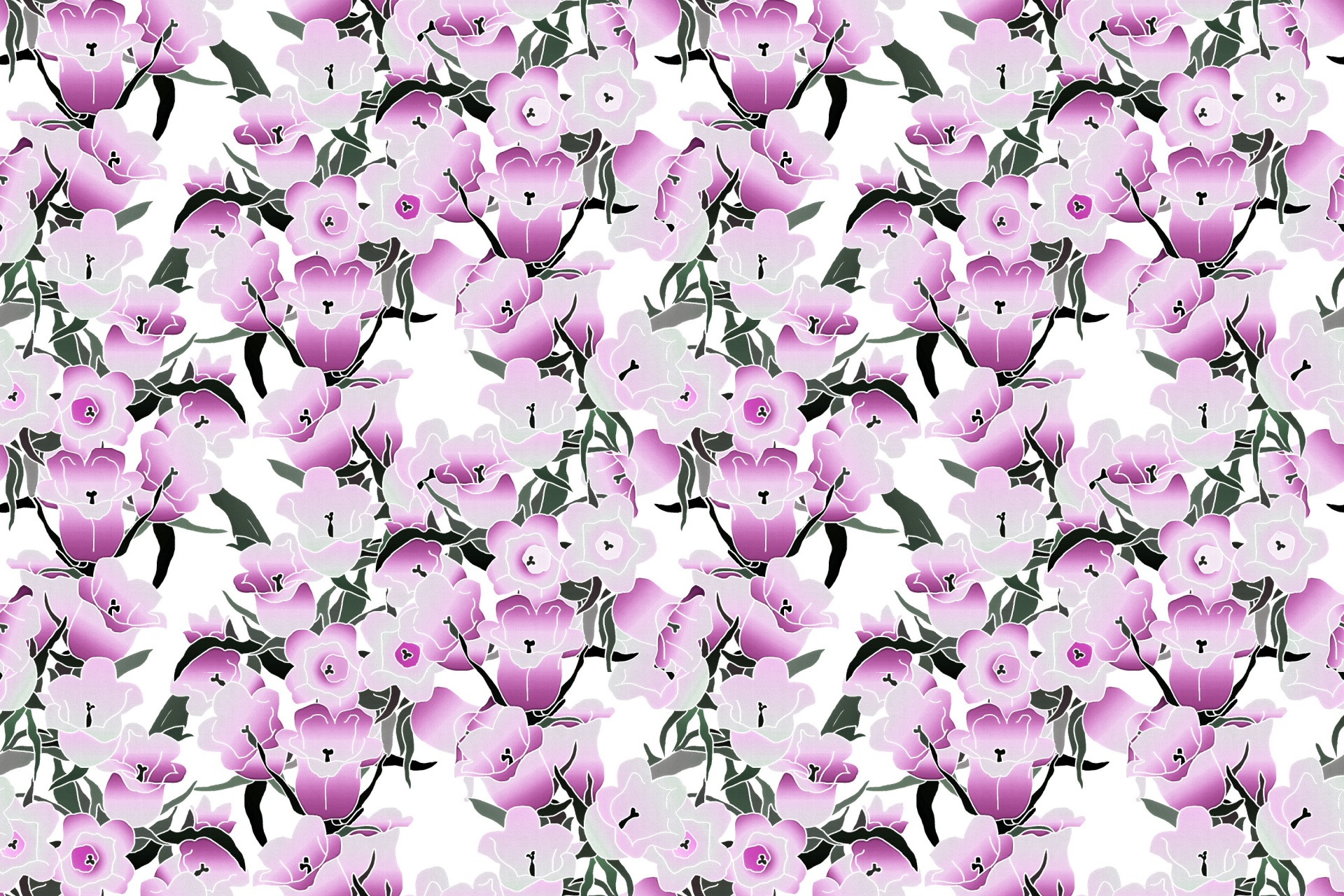 floral pattern design free photo