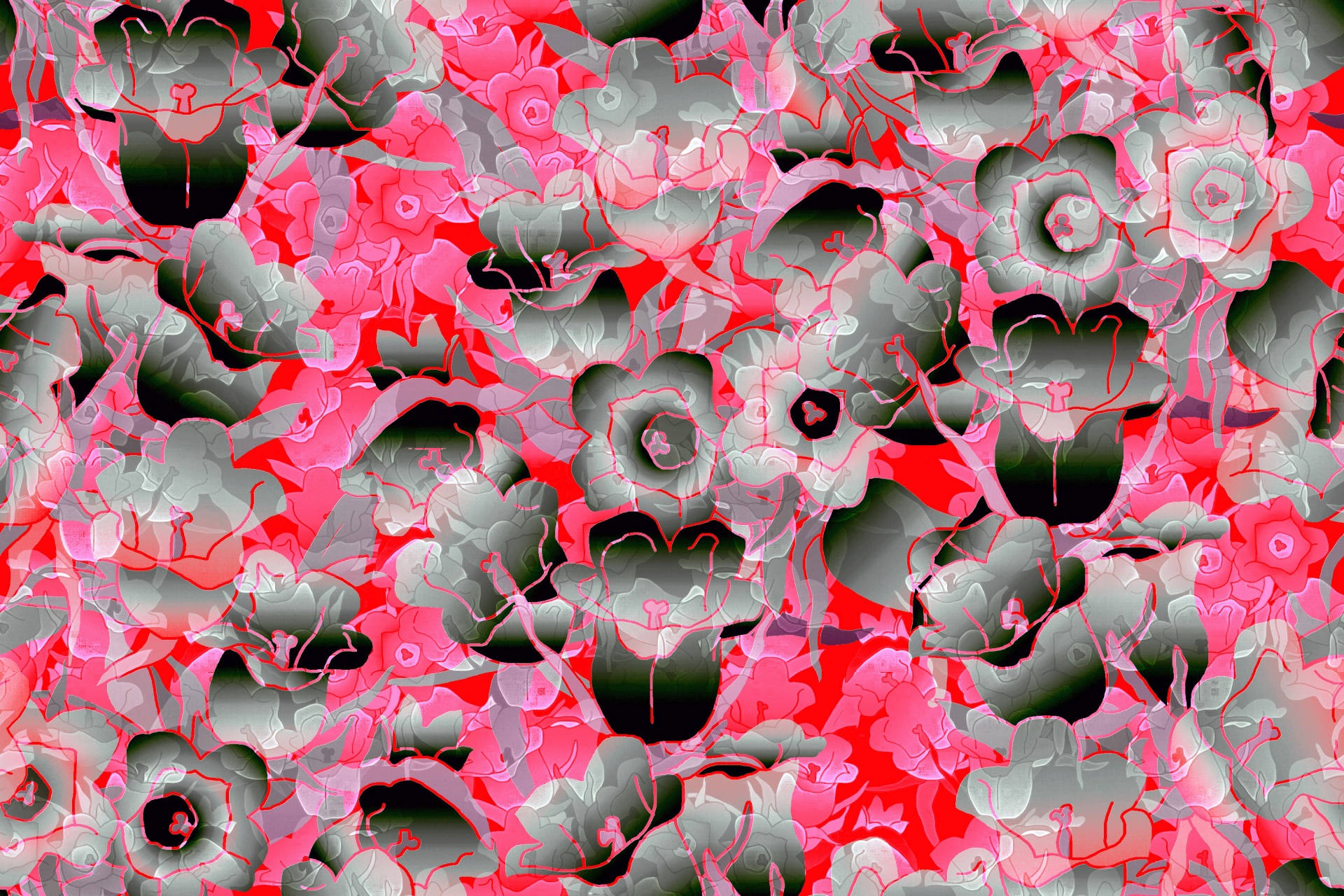 floral pattern design free photo