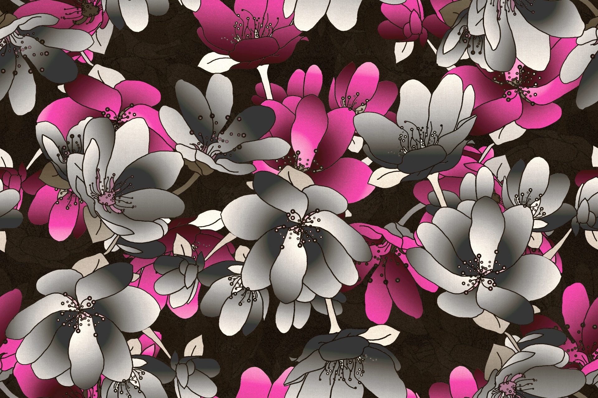 floral pattern design free photo