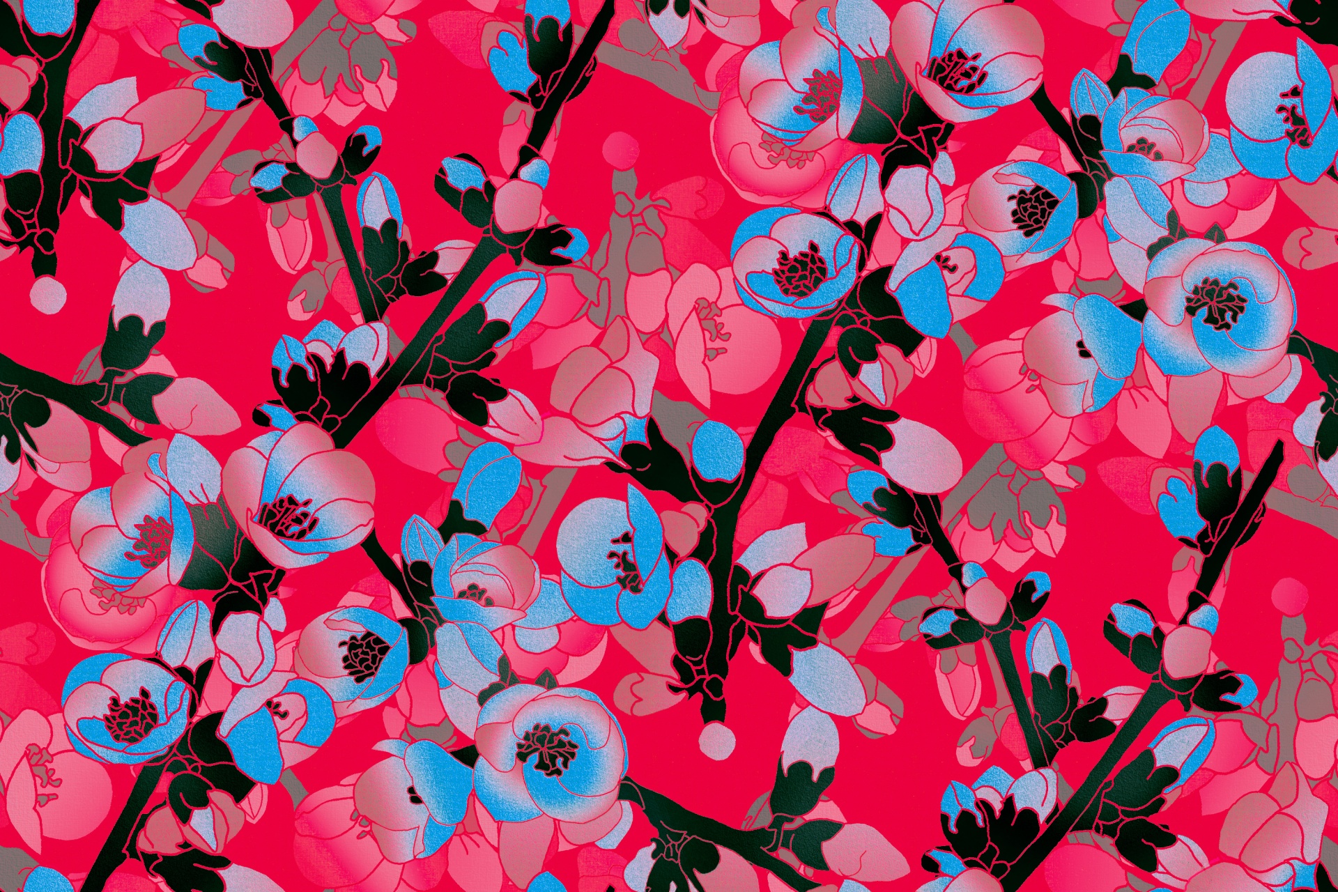 floral pattern design free photo