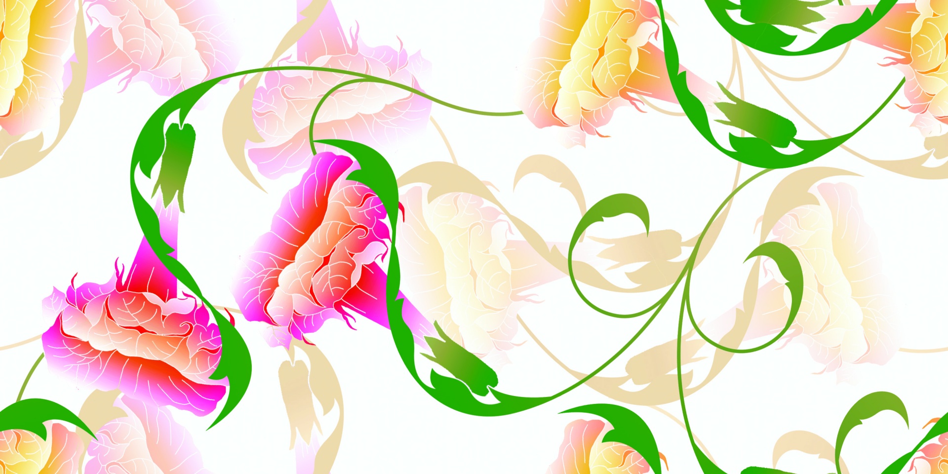 floral pattern design free photo