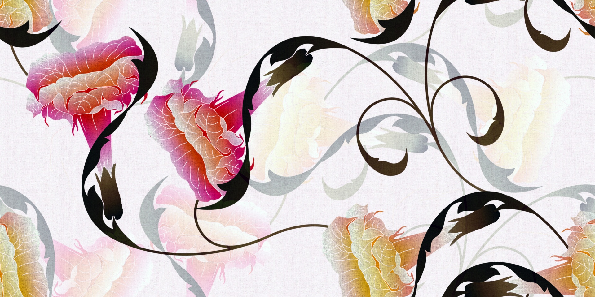 floral pattern design free photo