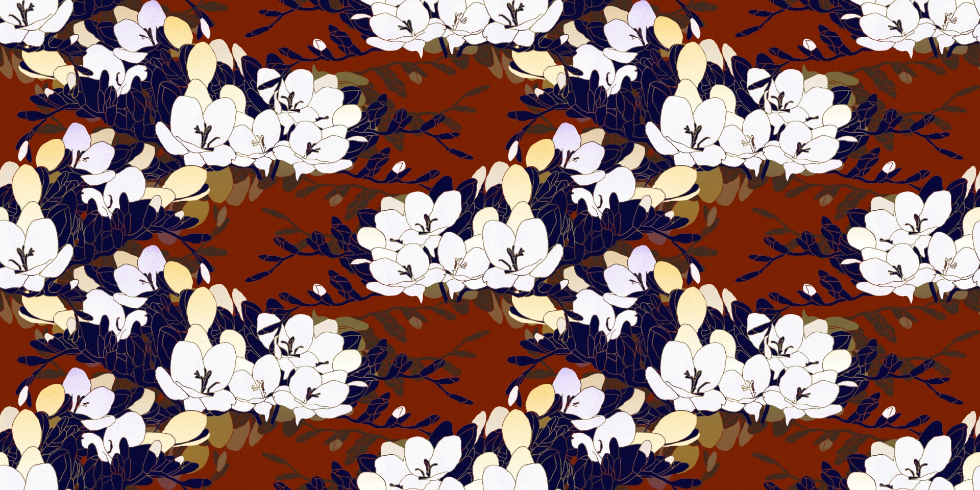 floral pattern design free photo