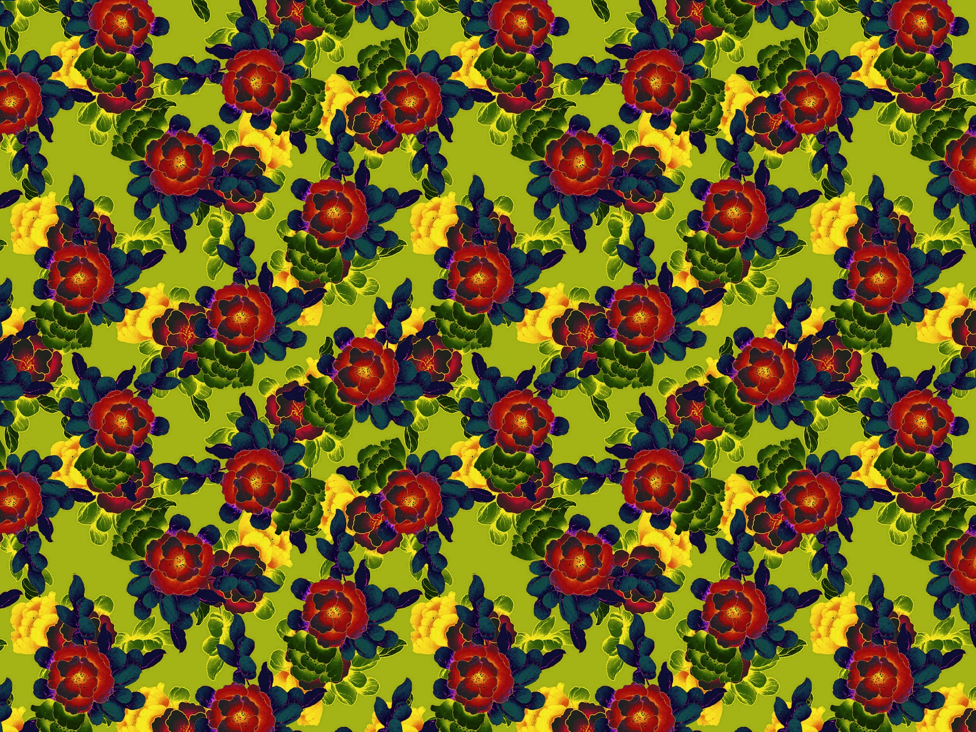 floral pattern design free photo