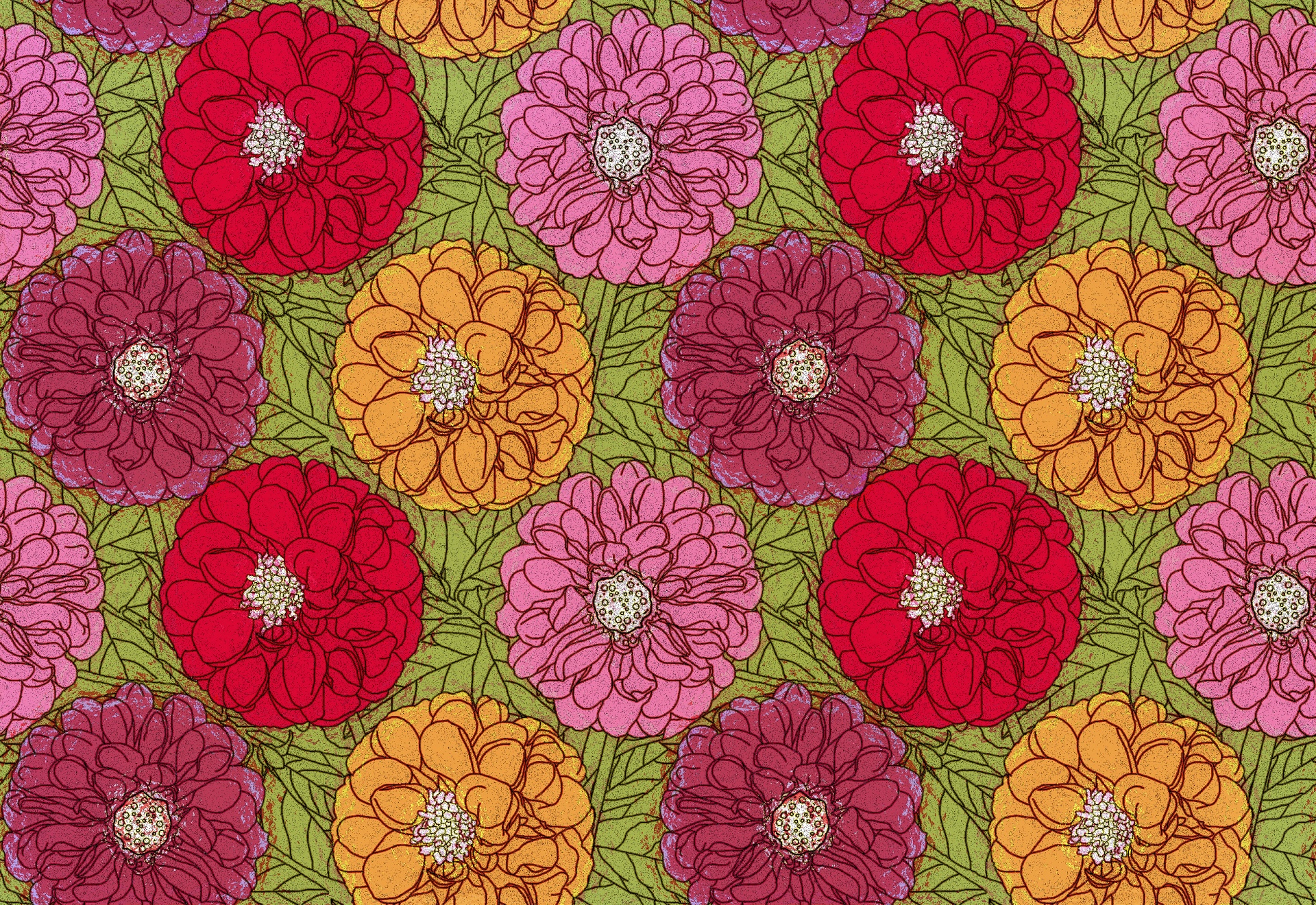 floral pattern design free photo