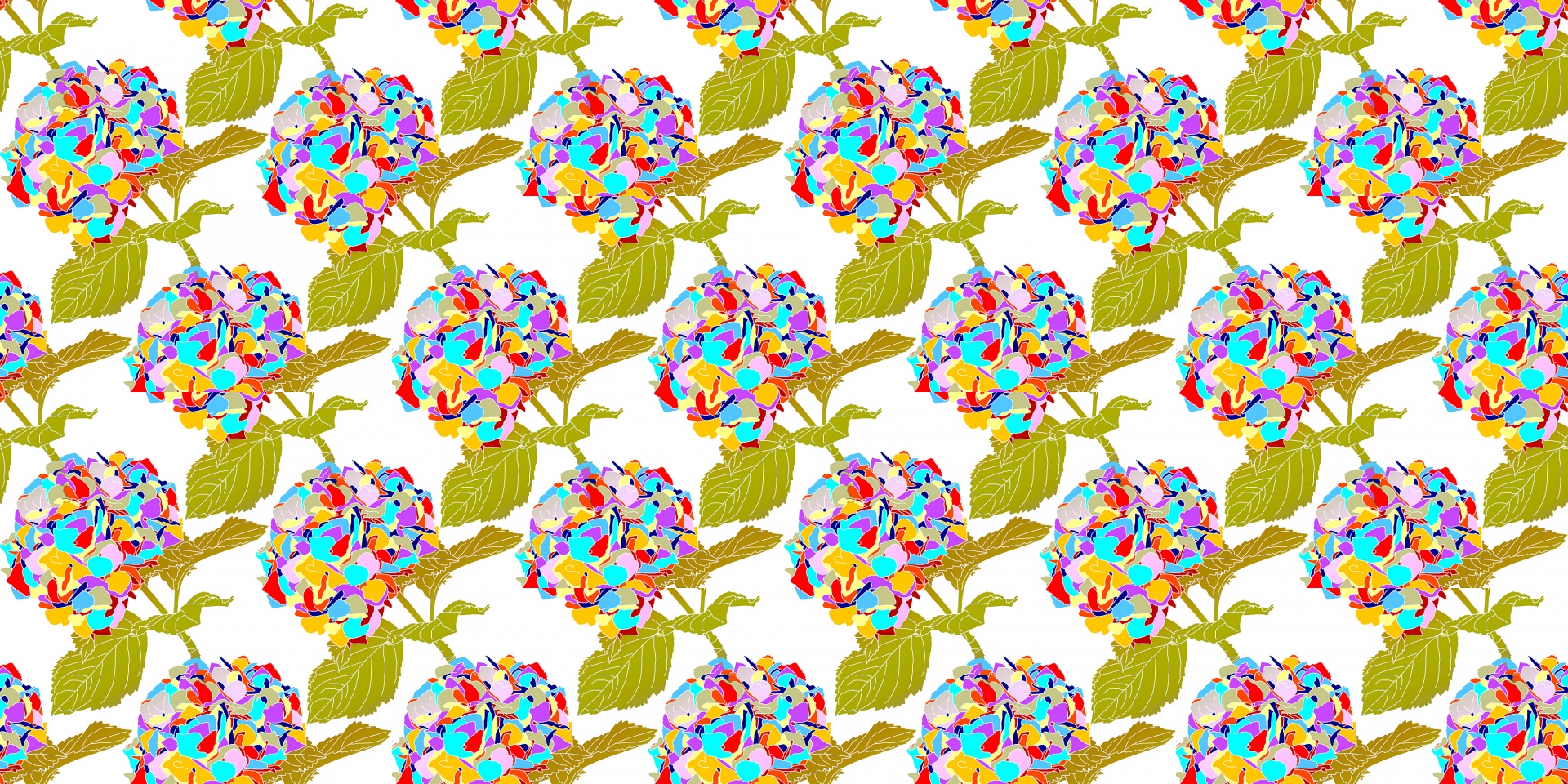 floral pattern design free photo