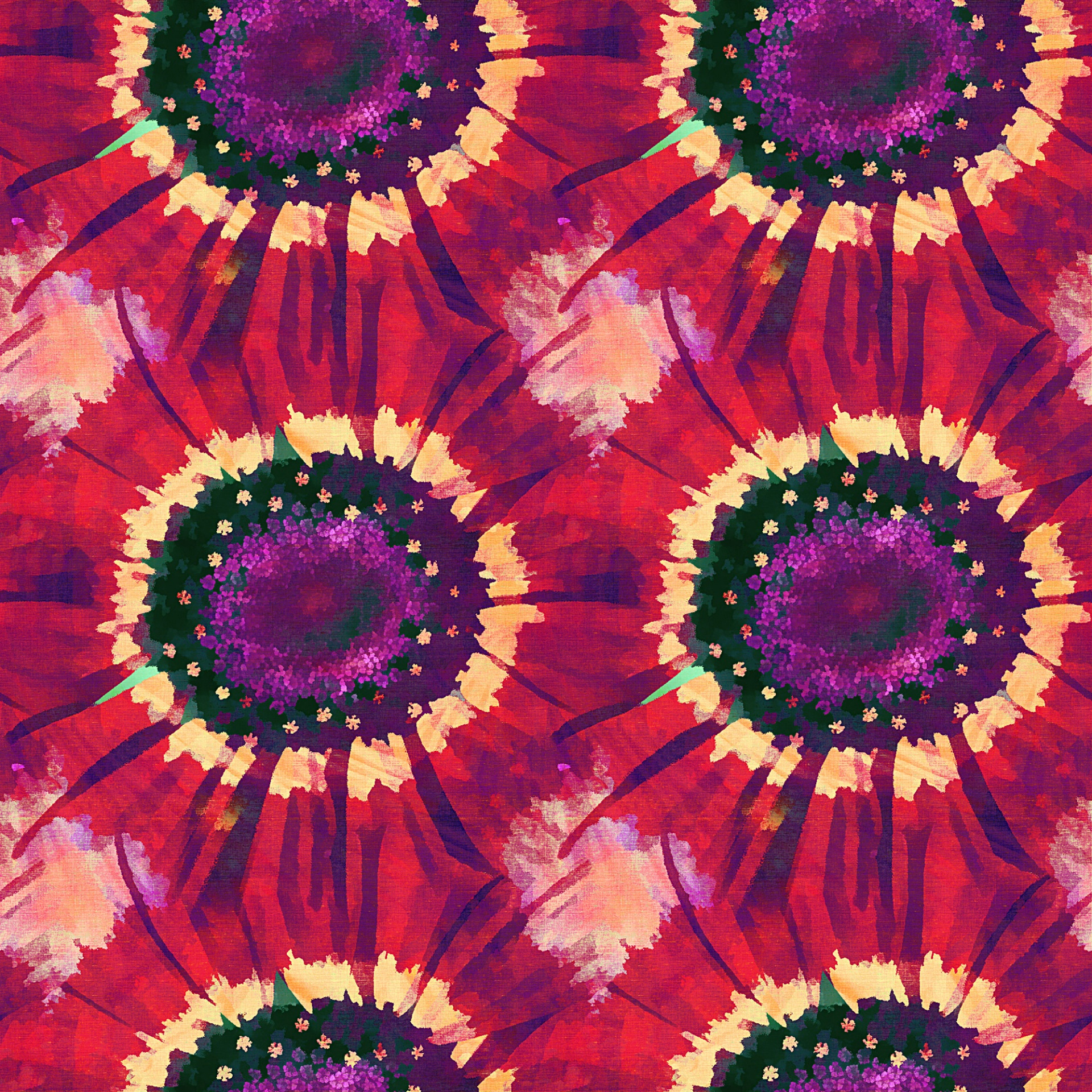 floral pattern design free photo