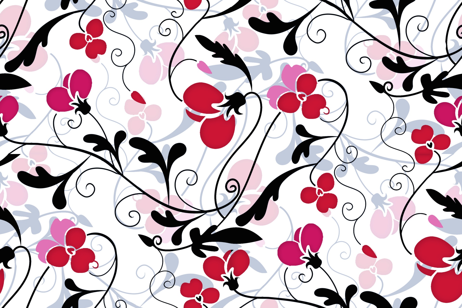 floral pattern design free photo