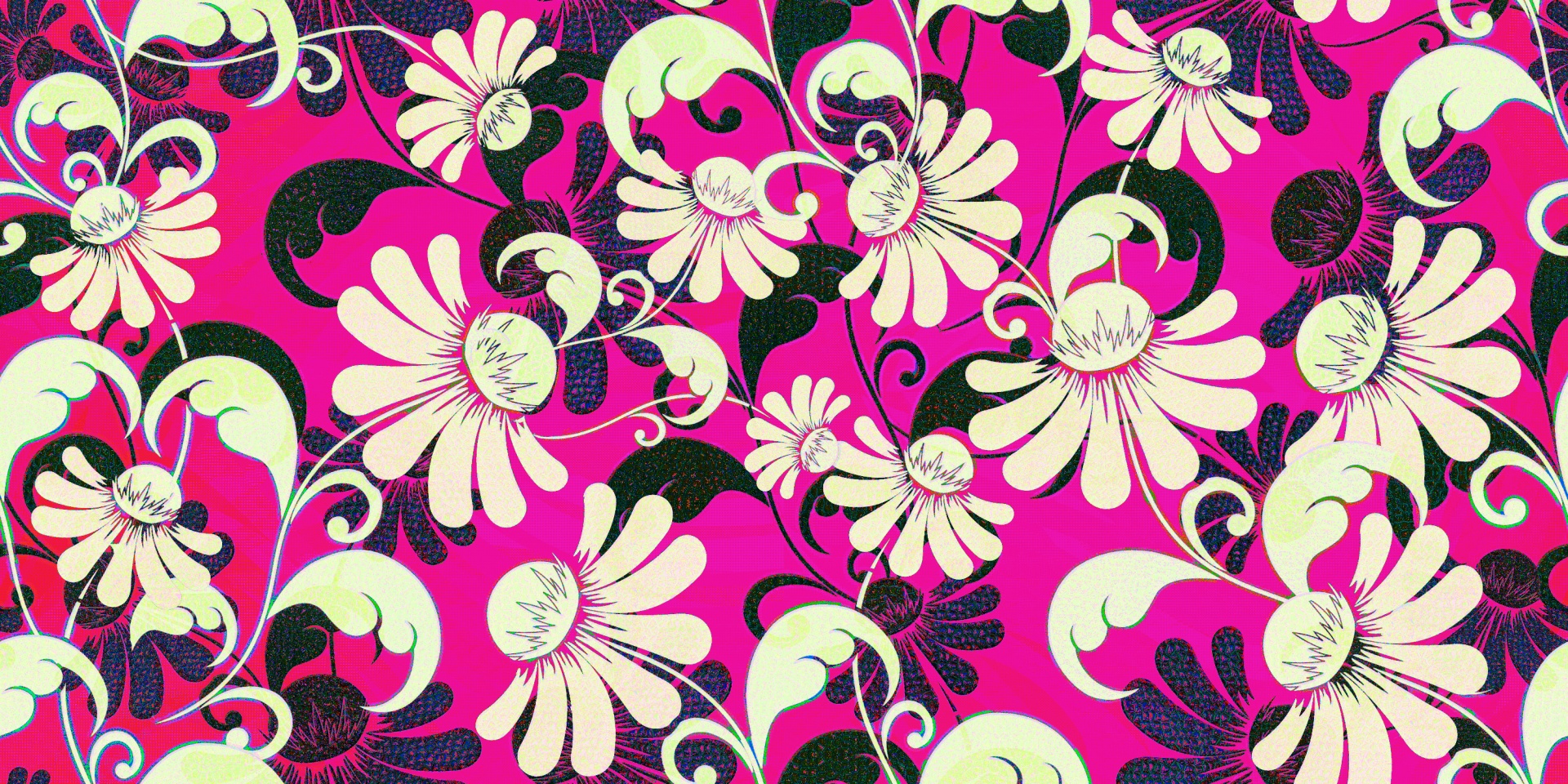 floral flourish pattern free photo