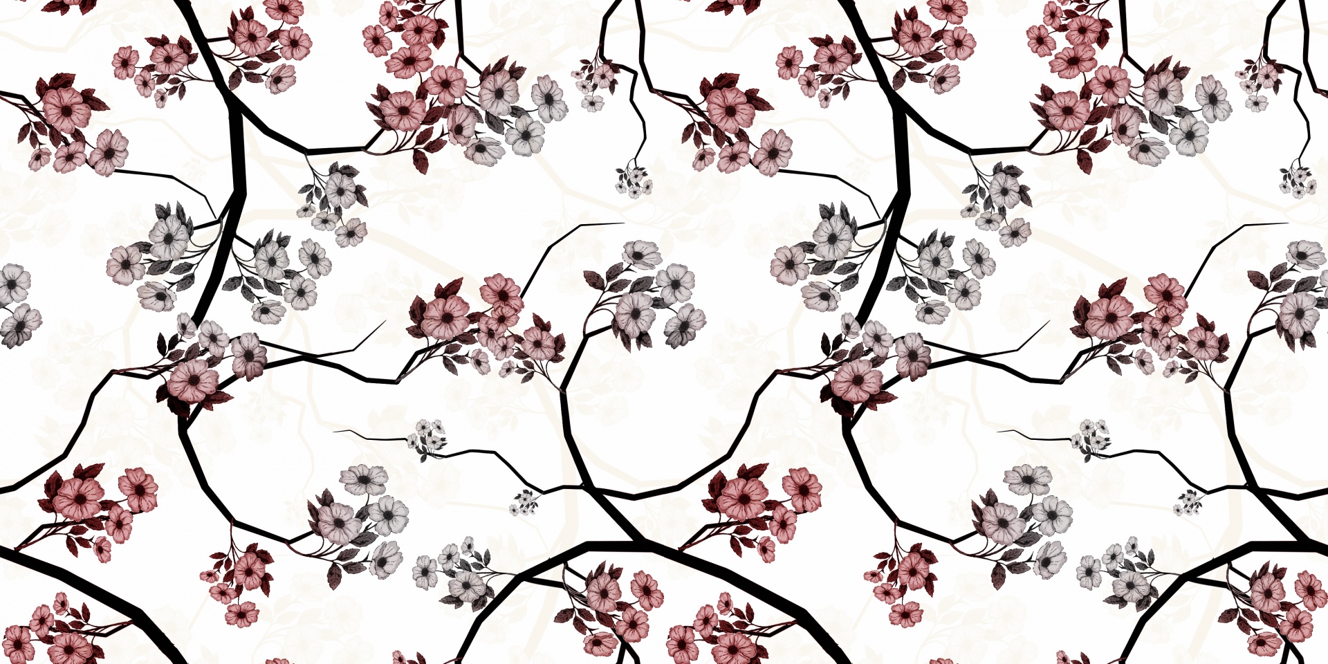 floral pattern design free photo