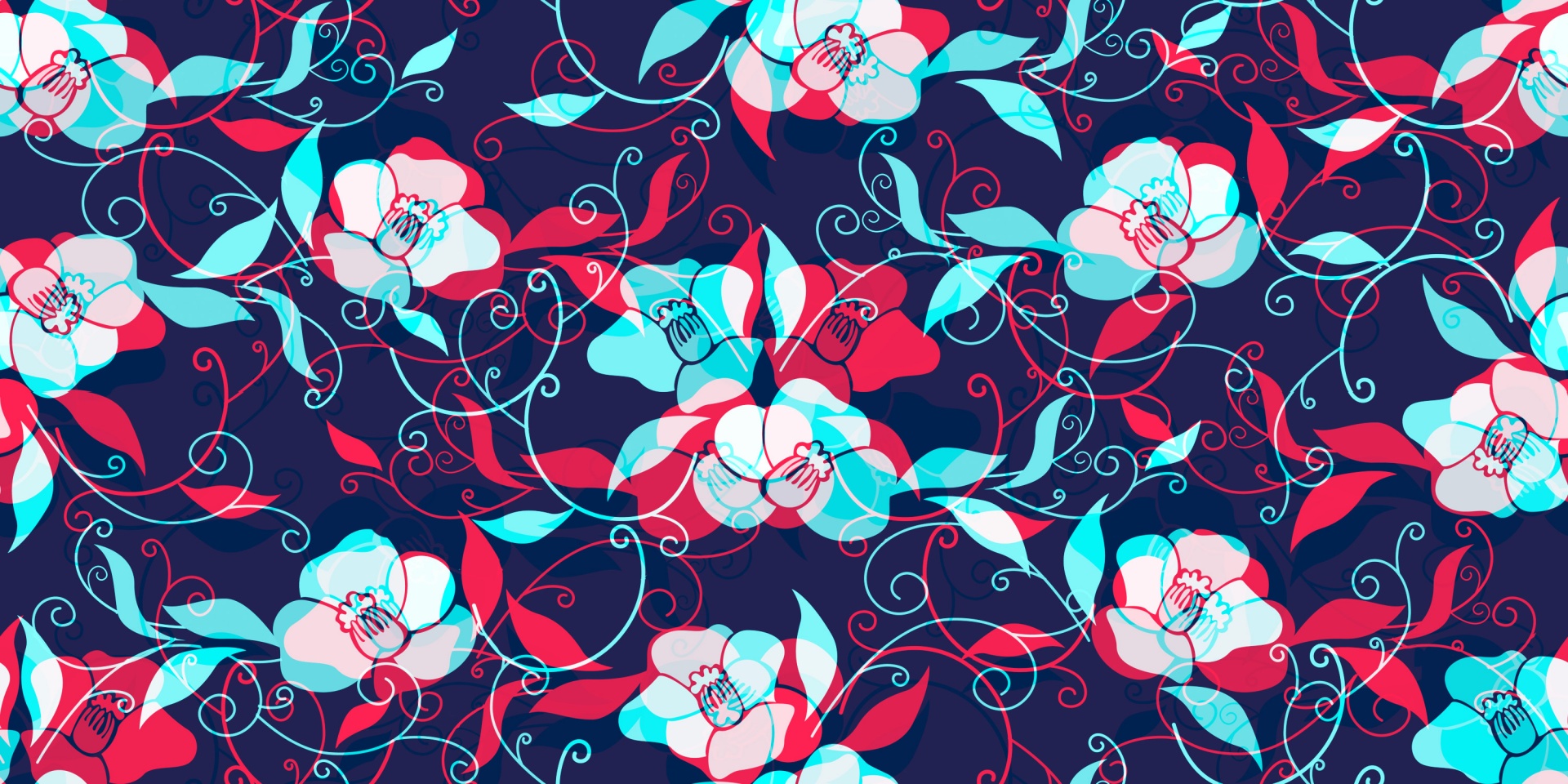 floral pattern design free photo