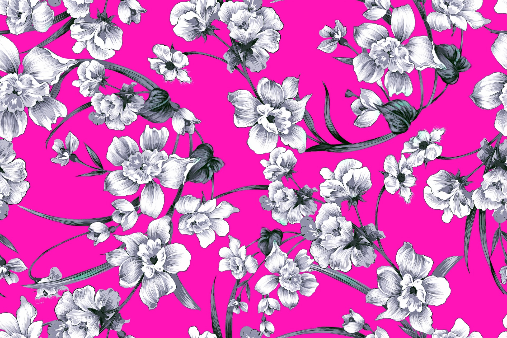 floral pattern design free photo