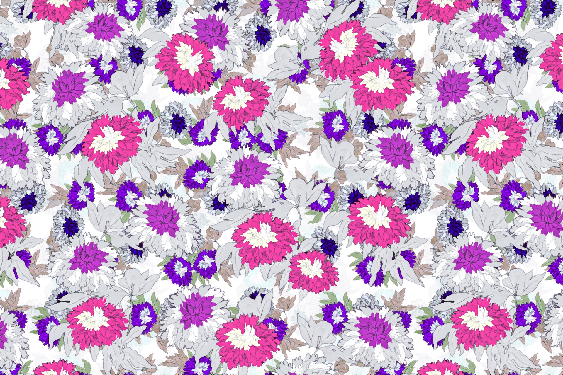 floral pattern design free photo