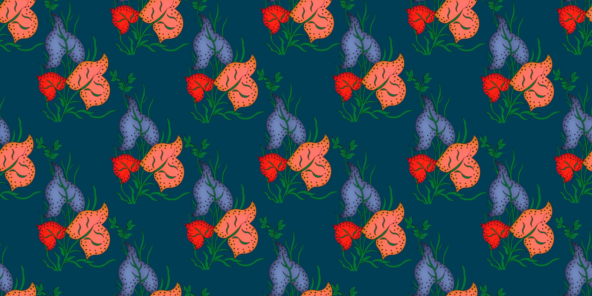 floral pattern design free photo