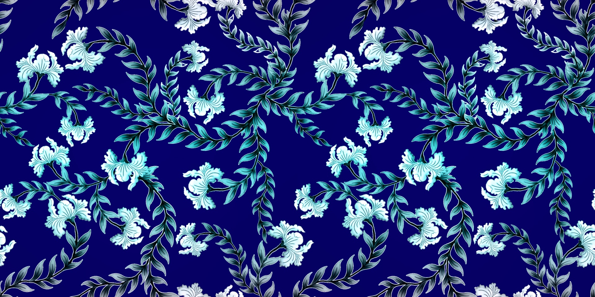 floral pattern design free photo