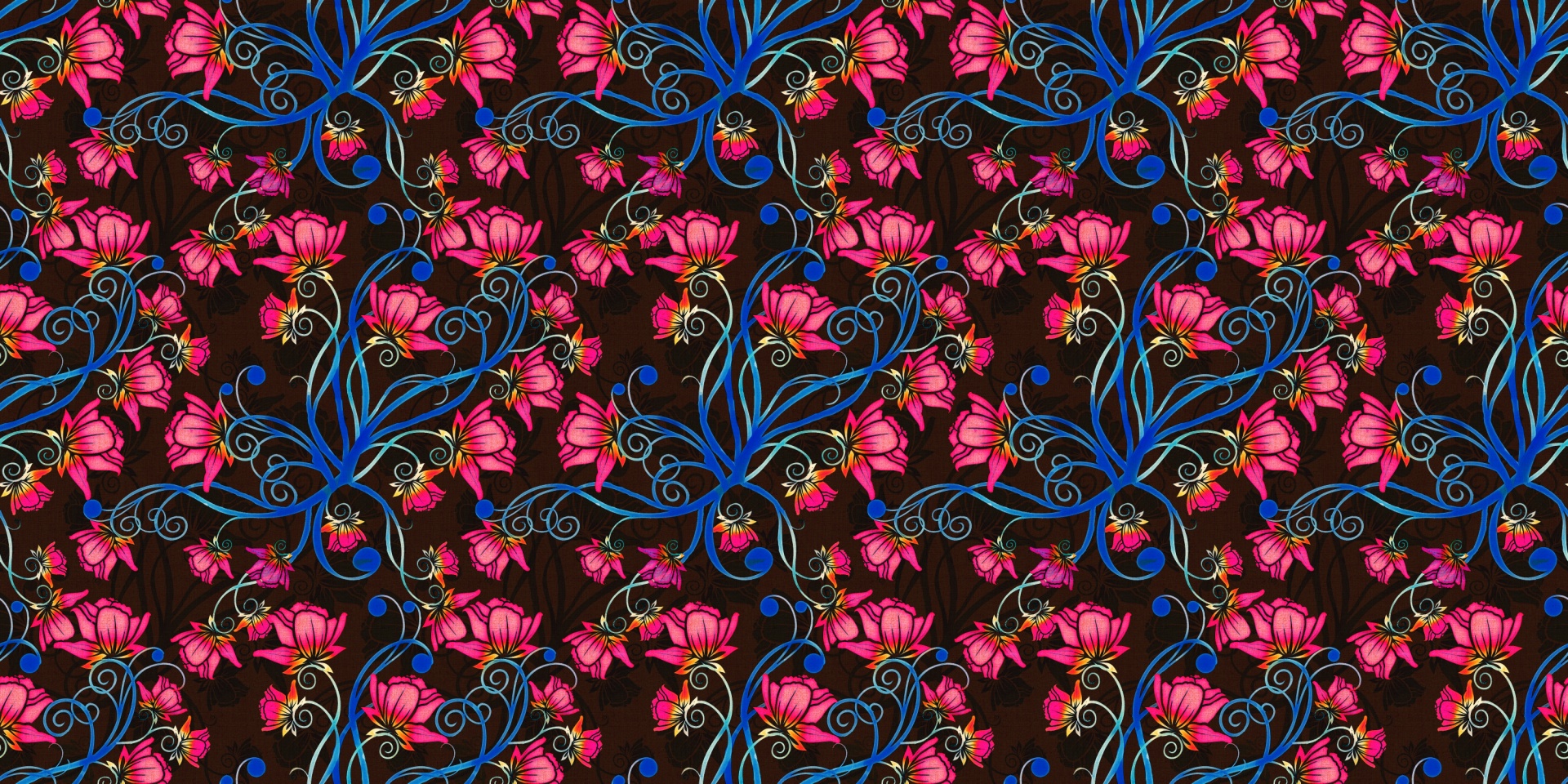 floral pattern design free photo