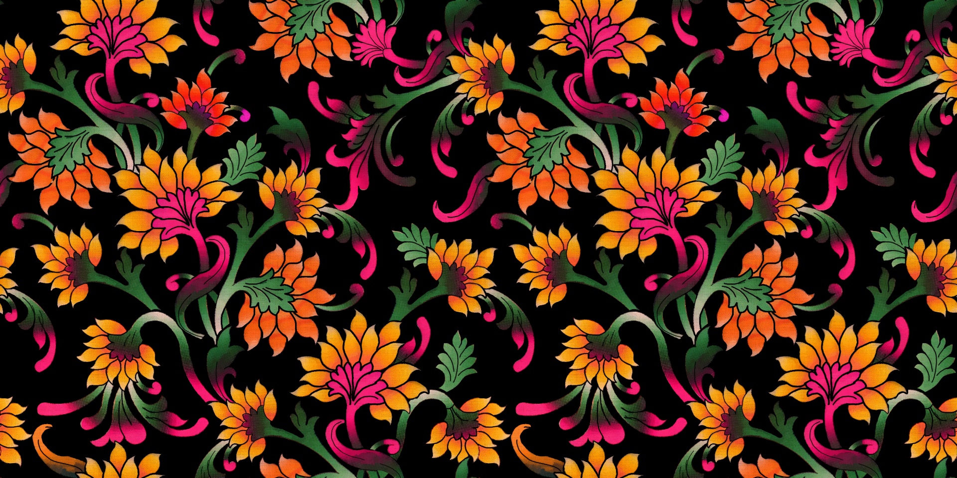 floral pattern design free photo