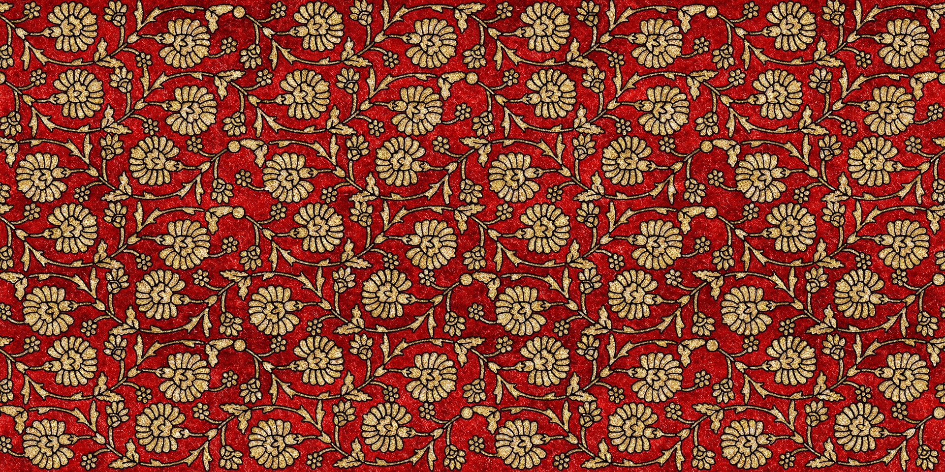 floral pattern golden free photo