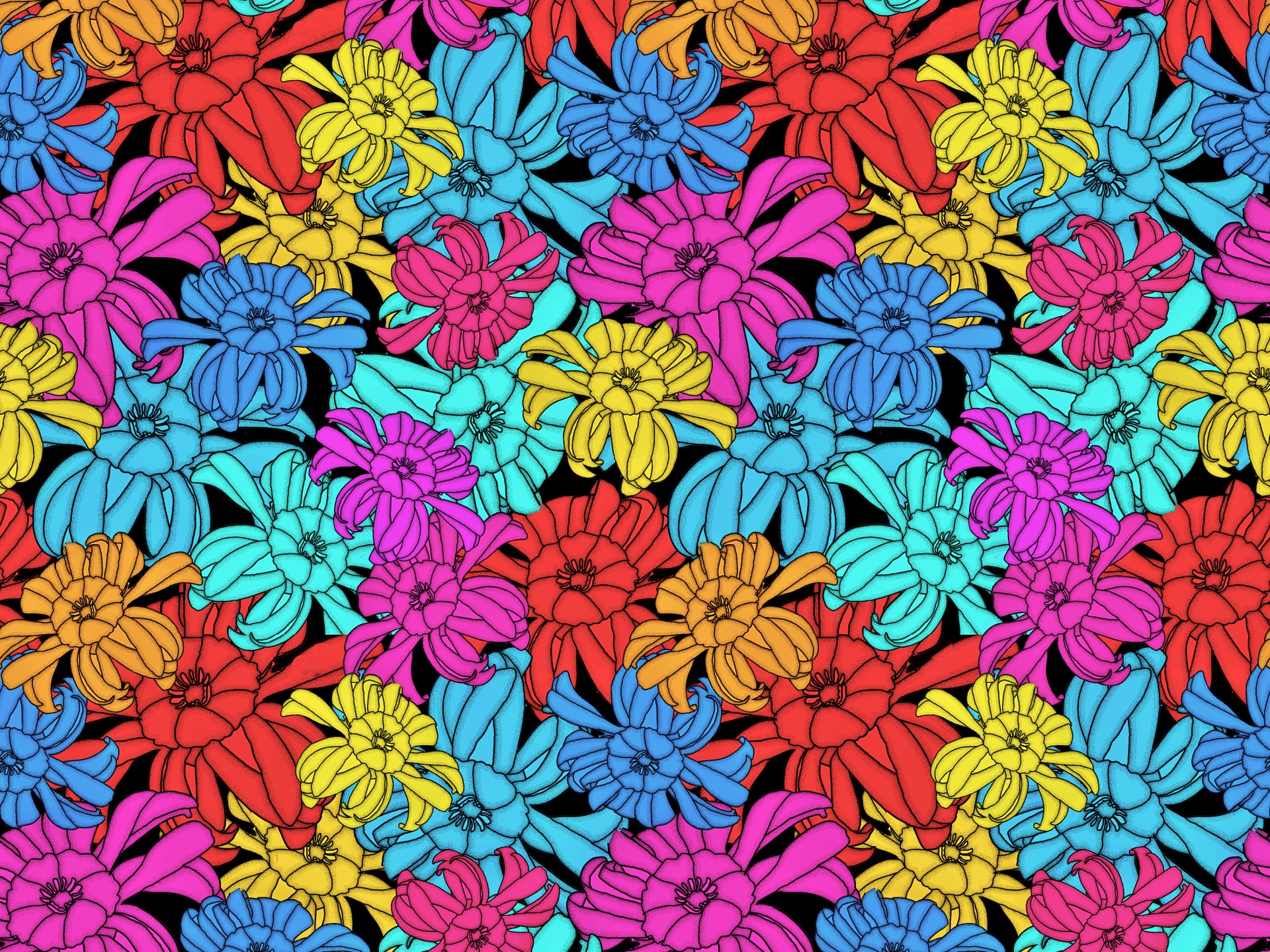 floral pattern colors free photo