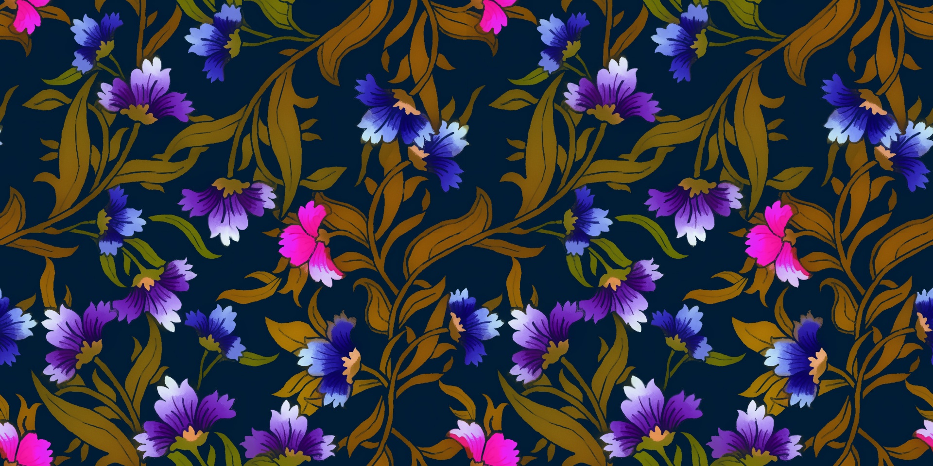 floral pattern design free photo