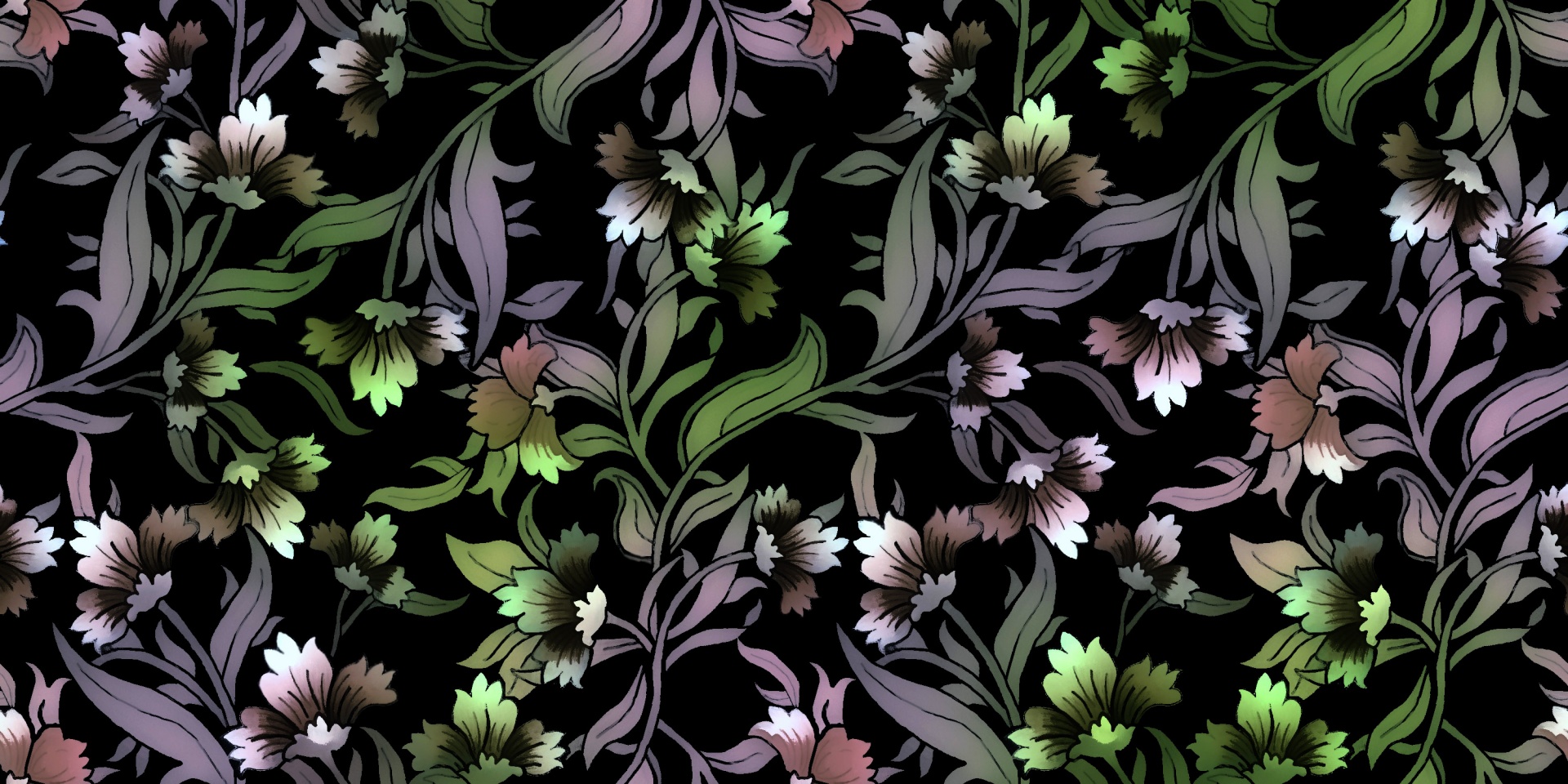 floral pattern design free photo