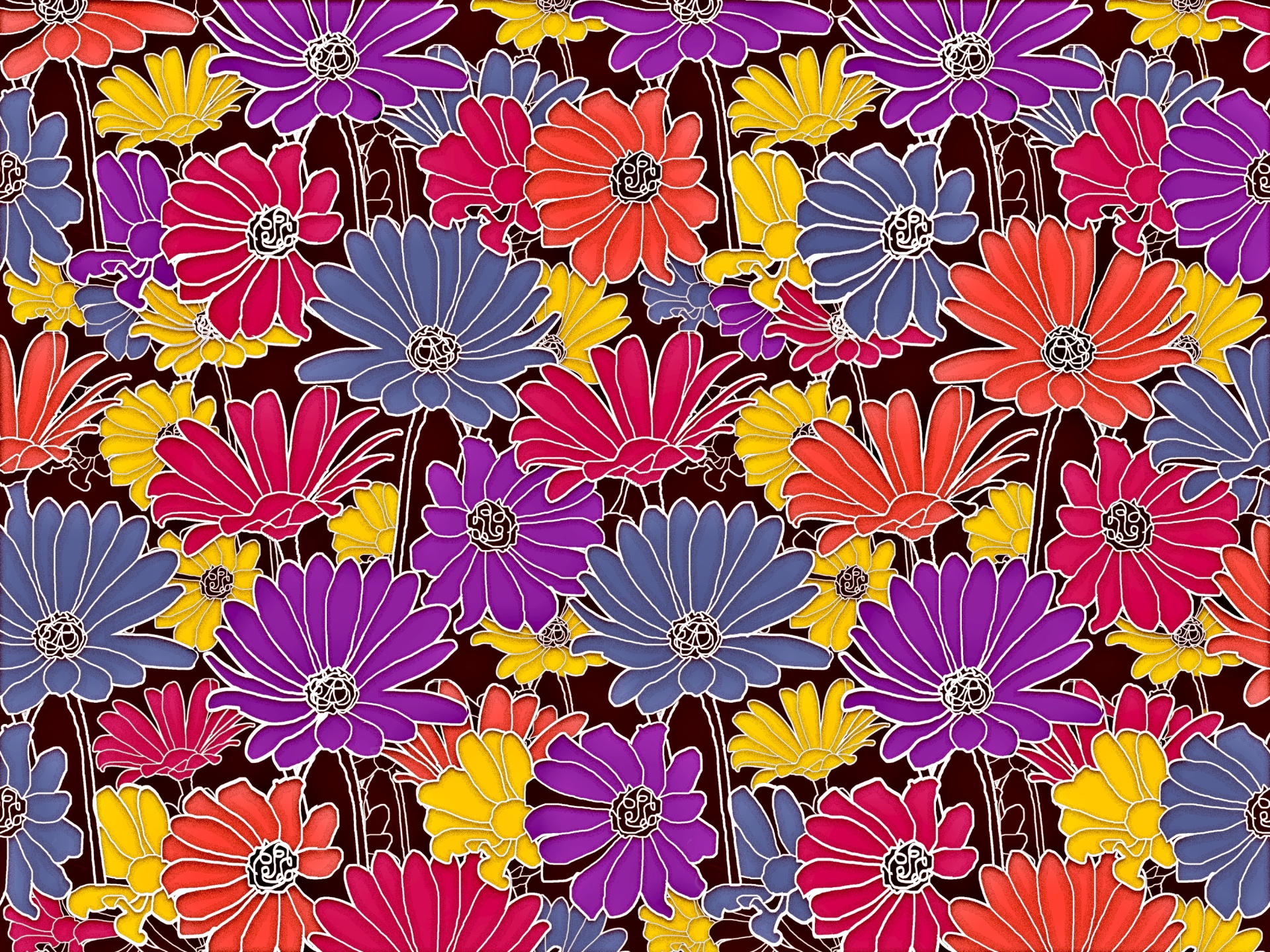 floral pattern design free photo