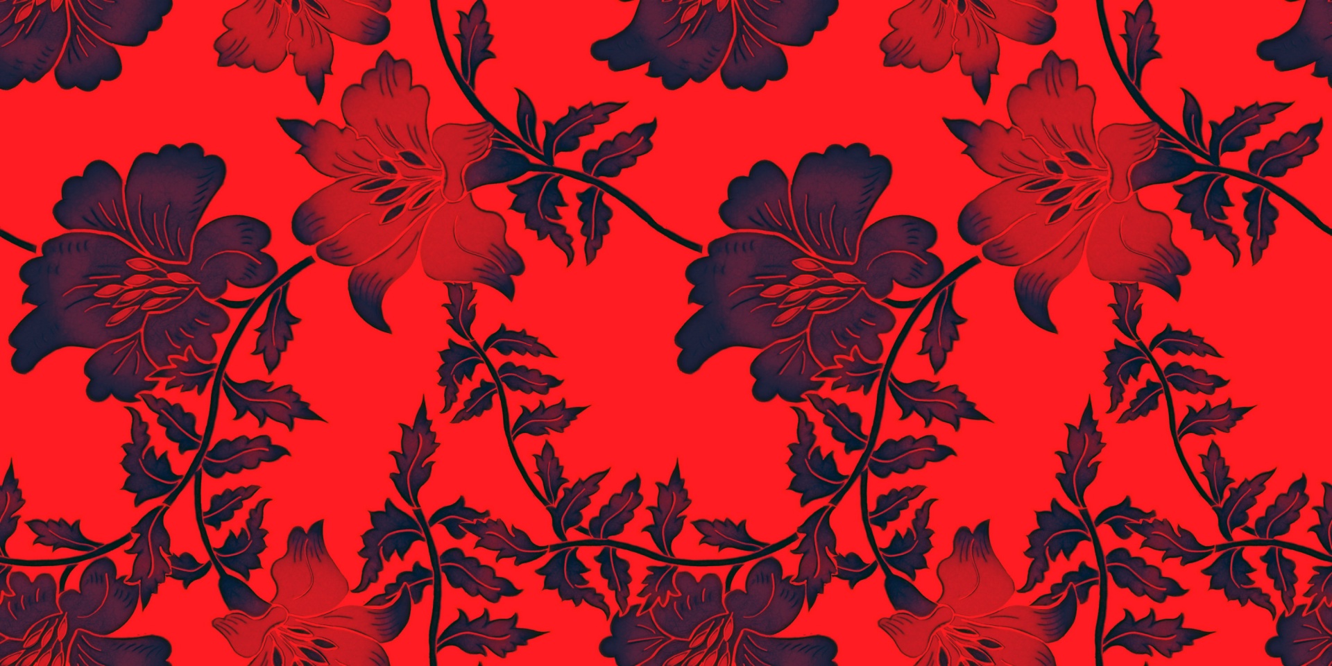 floral pattern design free photo