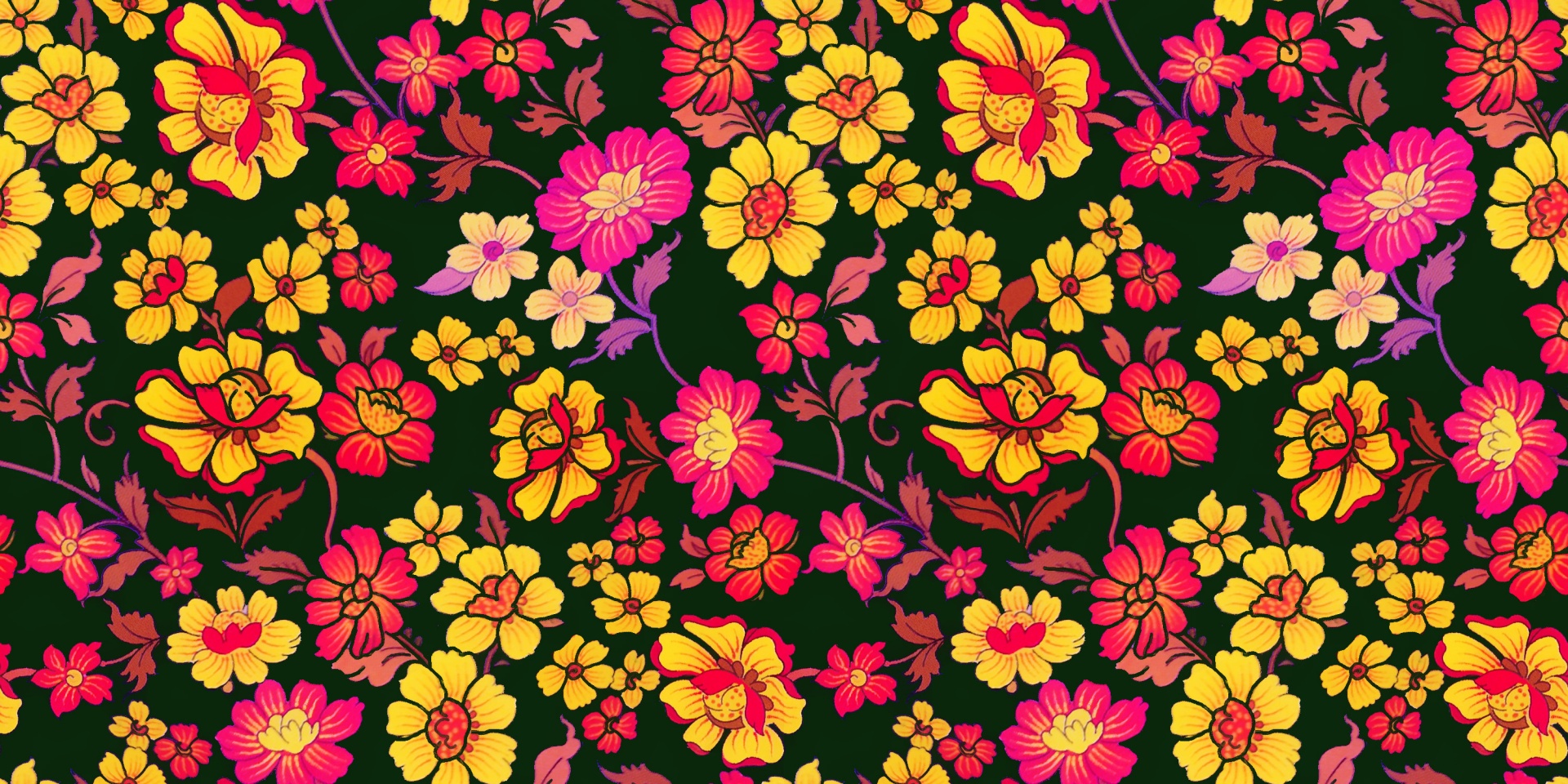 floral pattern design free photo