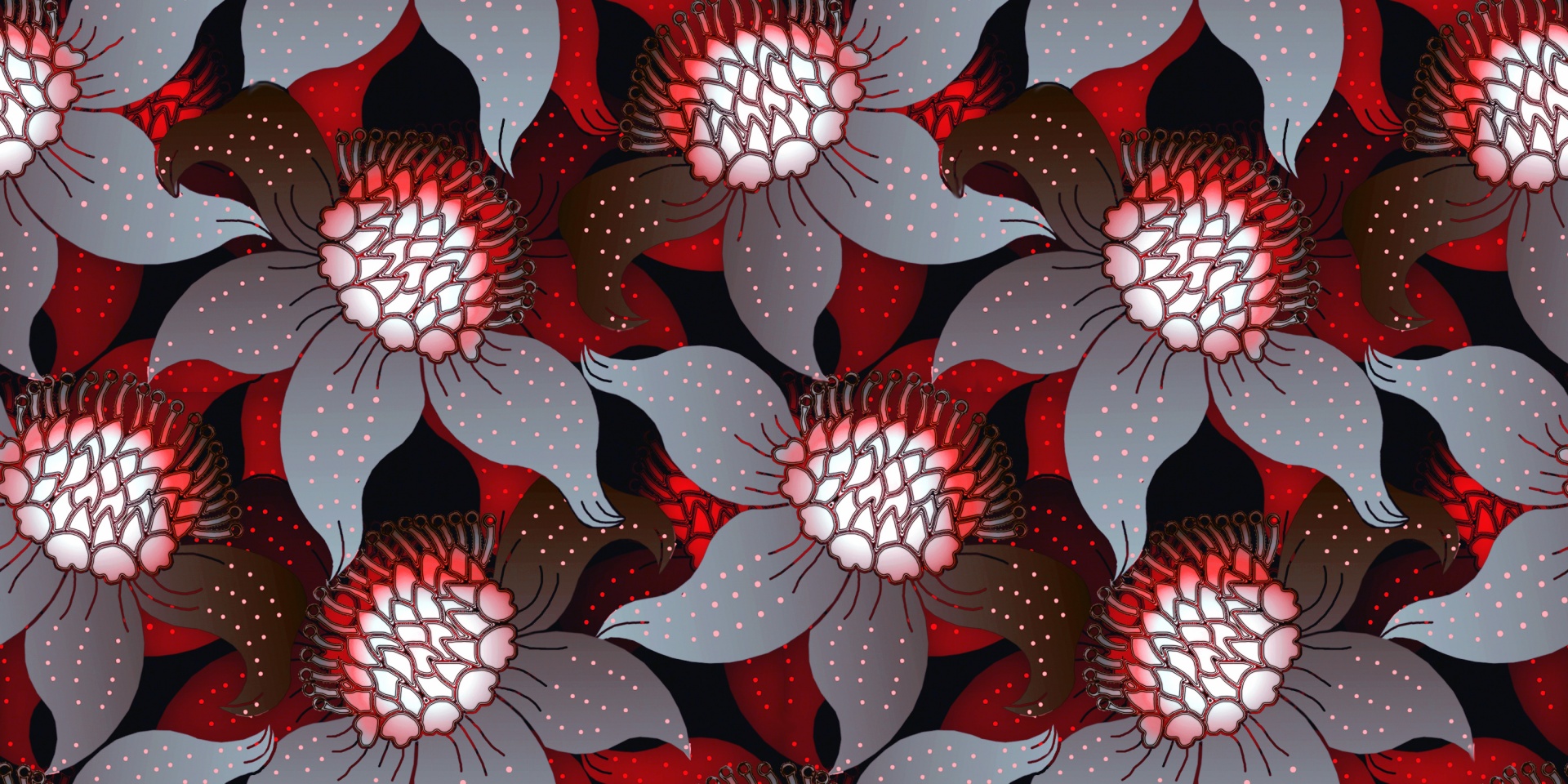 floral pattern design free photo