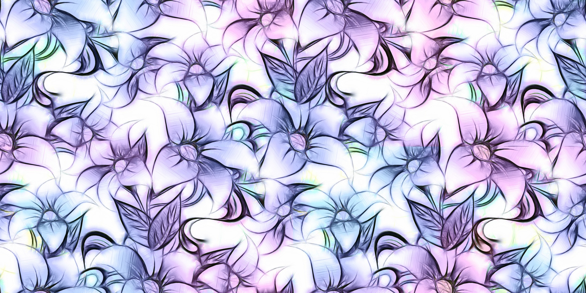 floral pattern design free photo