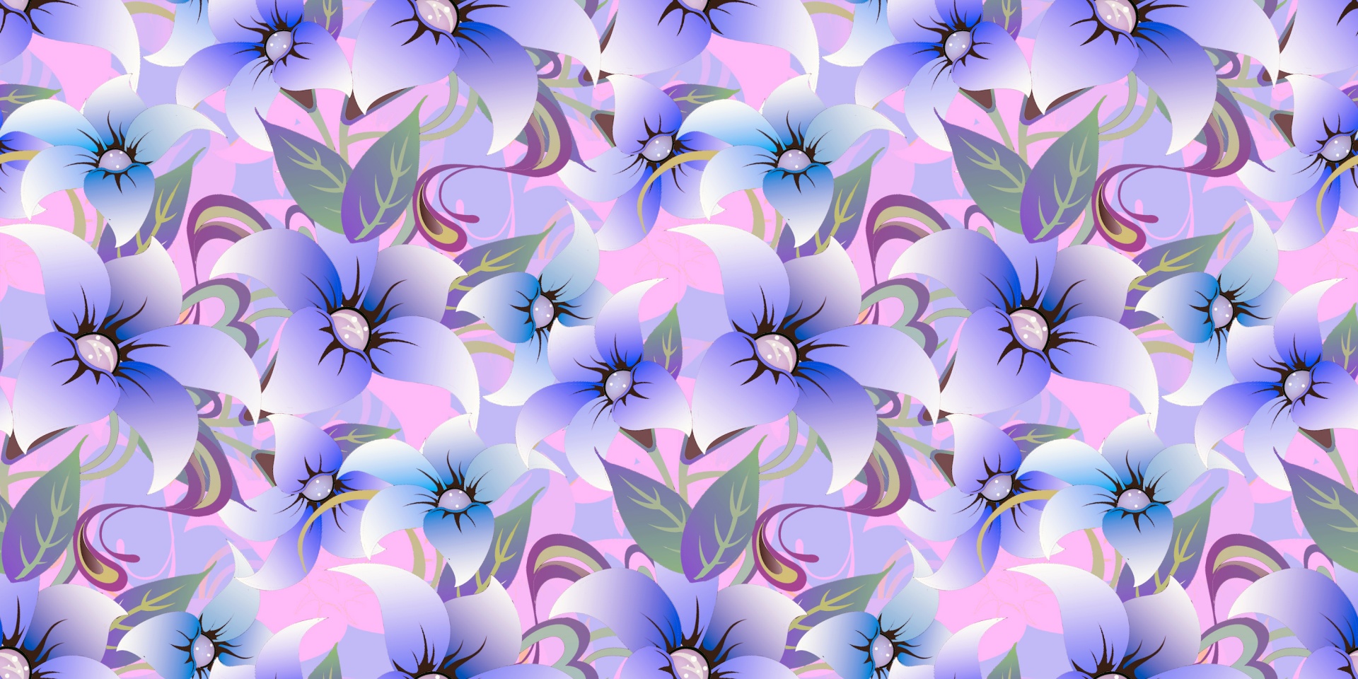 floral pattern design free photo